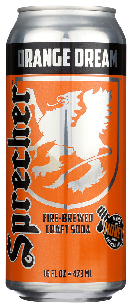 Sprecher Soda Orange Dream - 16 fl oz. (Case of 12)