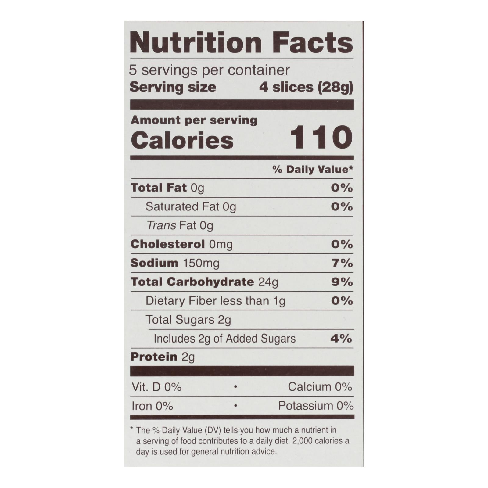 Schar - Crispbread Gluten Free - Case Of 6-5.3 Oz