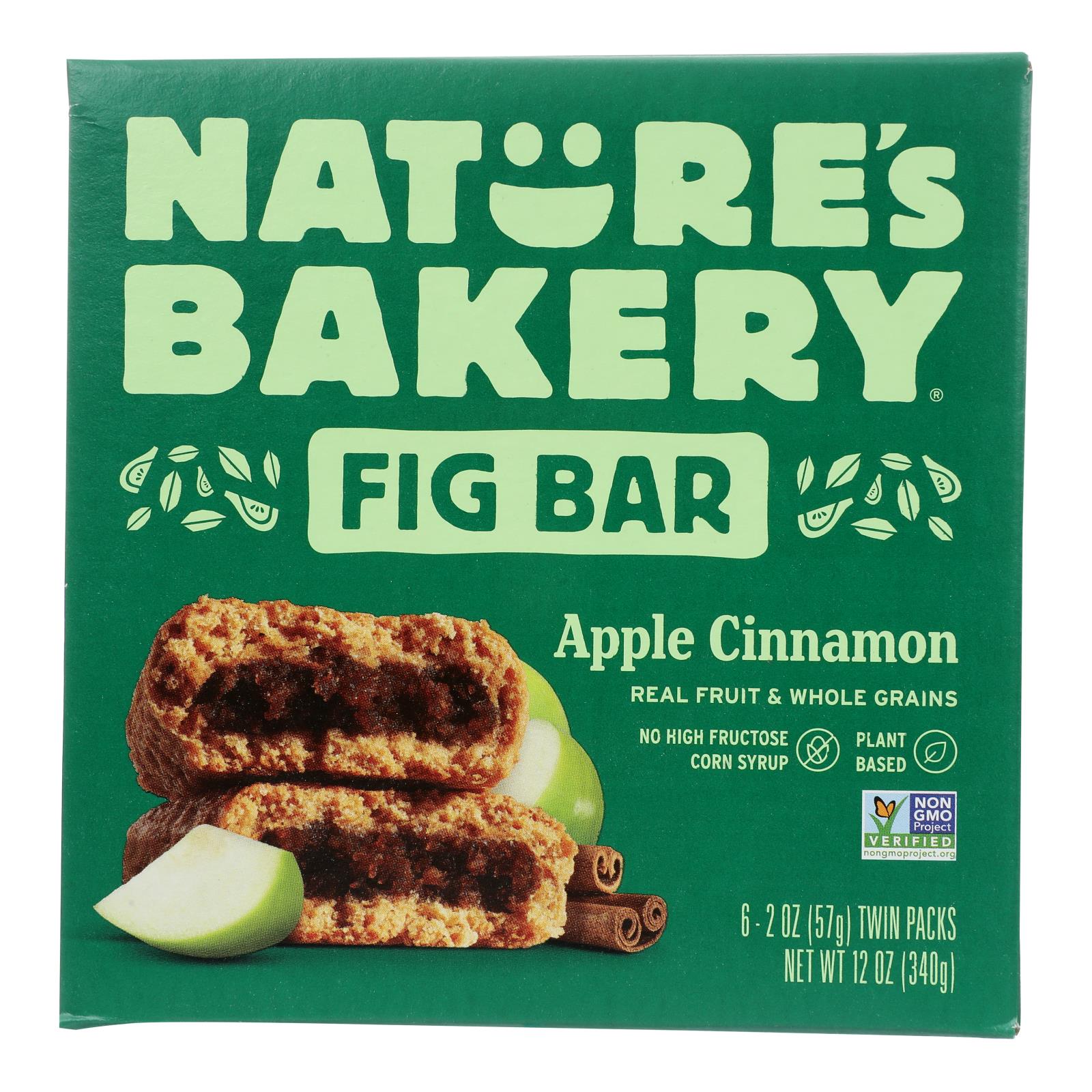 Nature's Bakery Apple Cinnamon Fig Bars, 6-Pack, 2oz