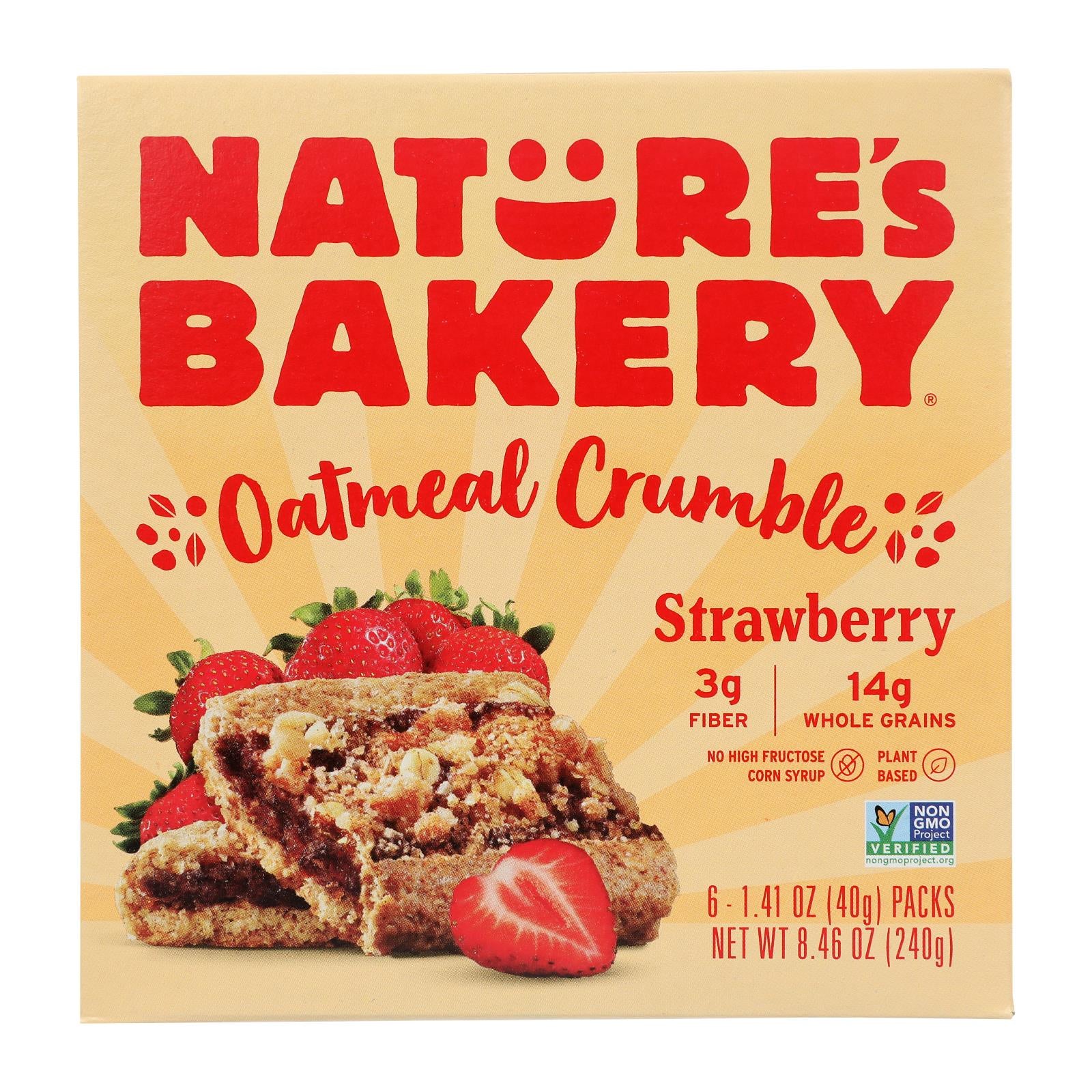 Nature's Bakery Strawberry Oatmeal Crumble - 6 Pack