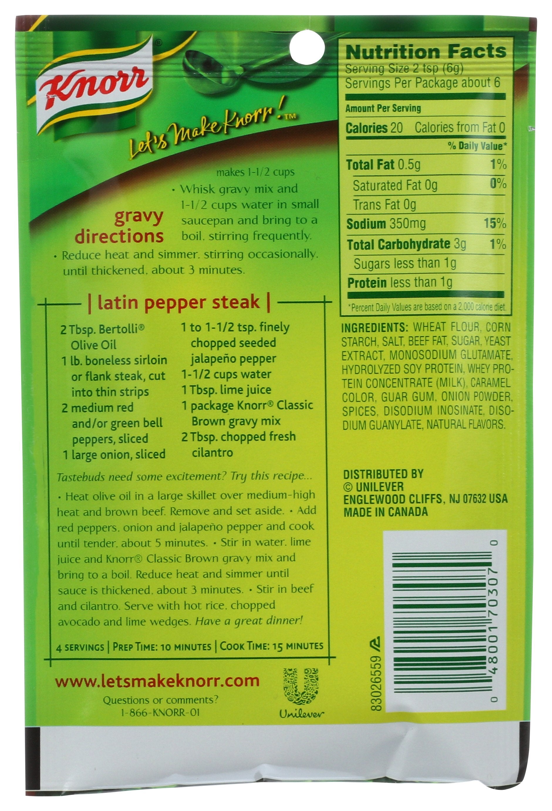 KNORR MIX GRAVY BROWN - Case of 24