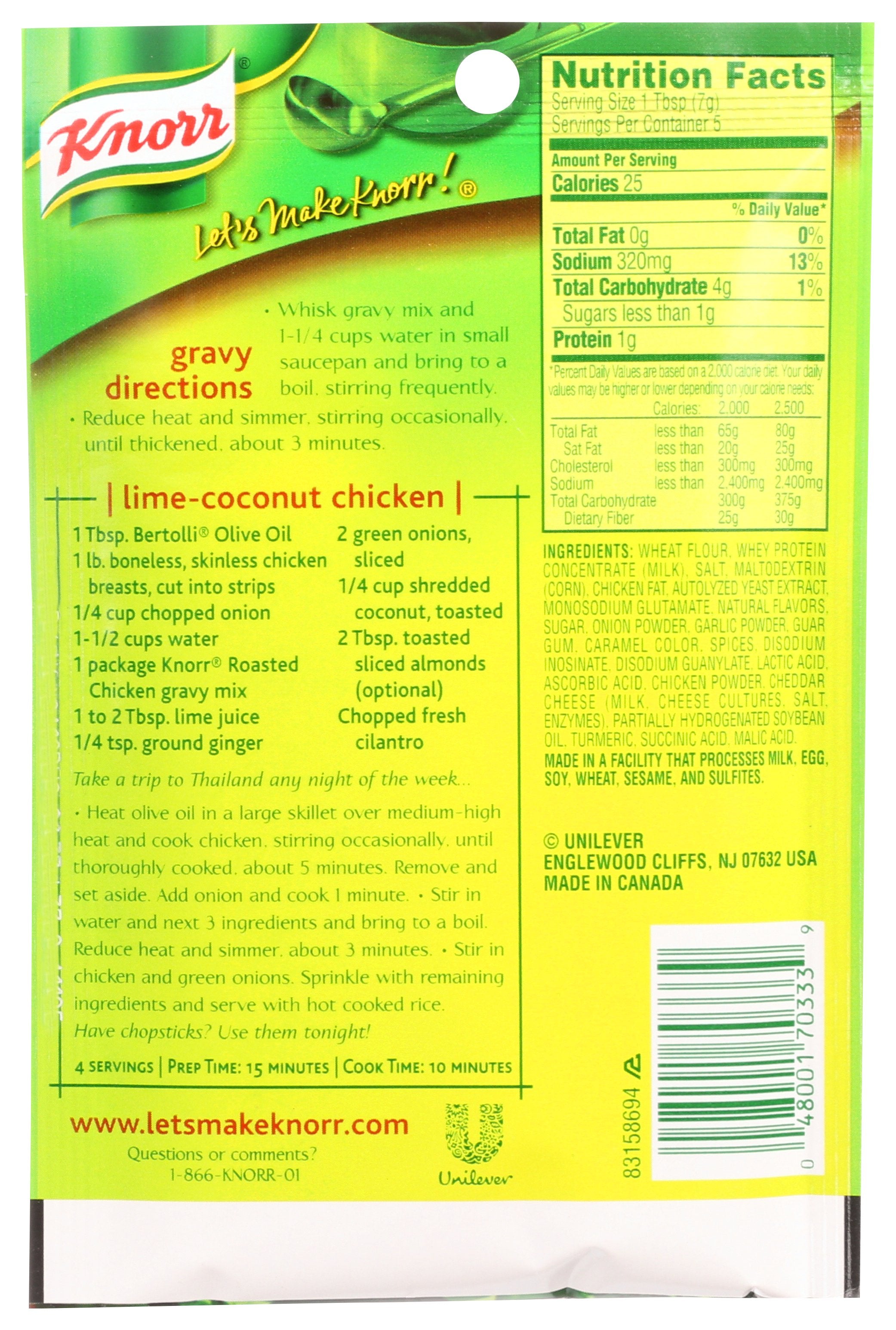 KNORR MIX GRAVY RSTD CHKN - Case of 24