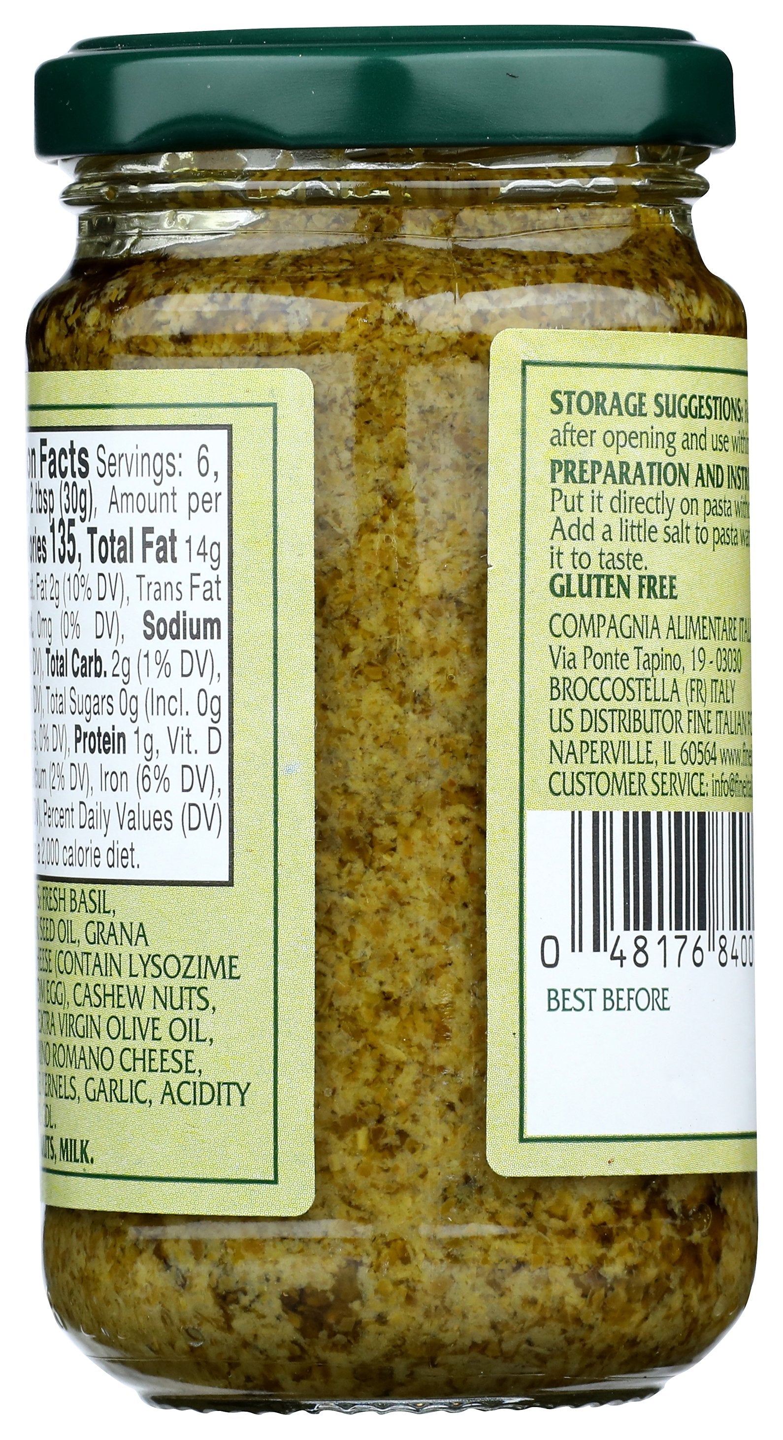 MANTOVA SAUCE PESTO GENOVESE - Case of 6