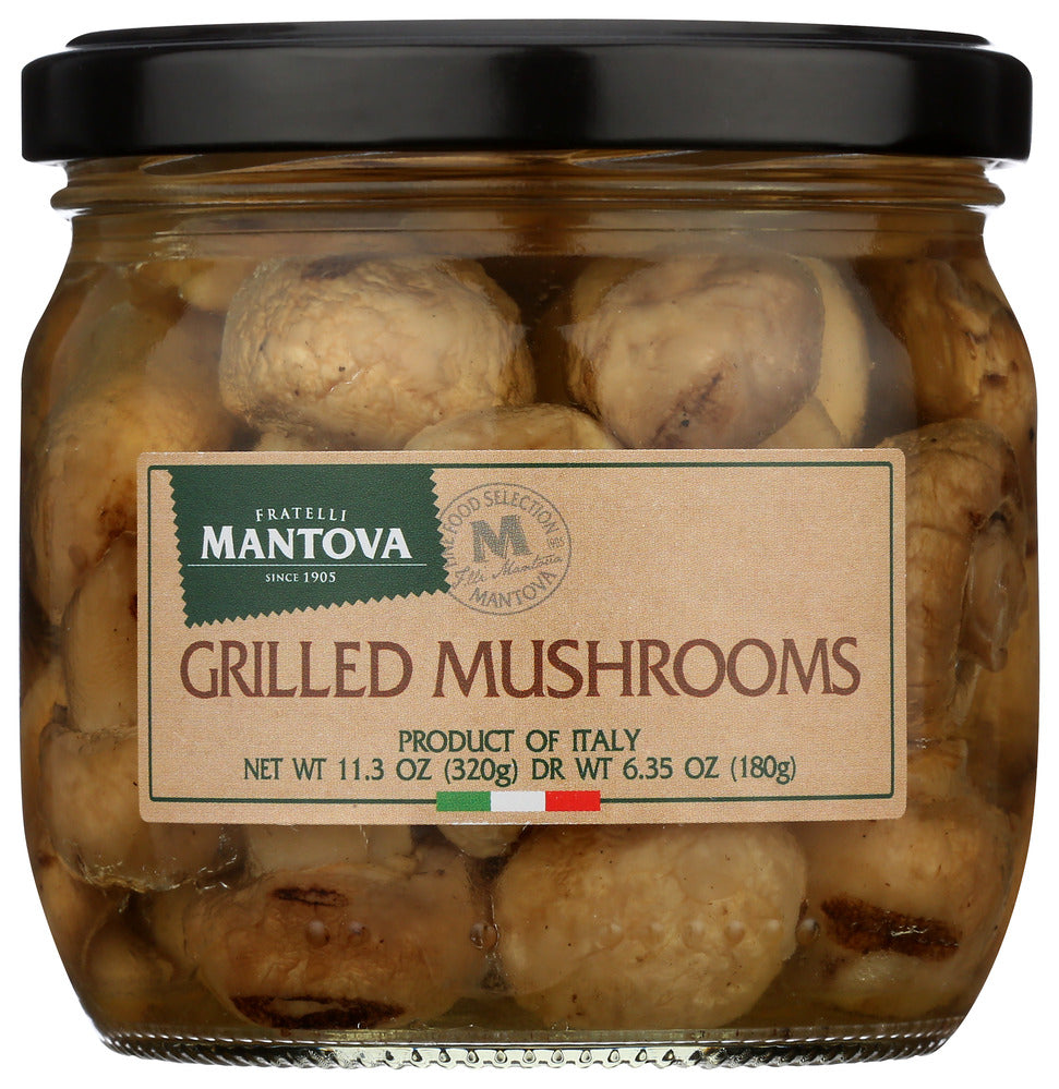 Mantova Grilled Mushrooms - Case of 6 - 11.3 oz
