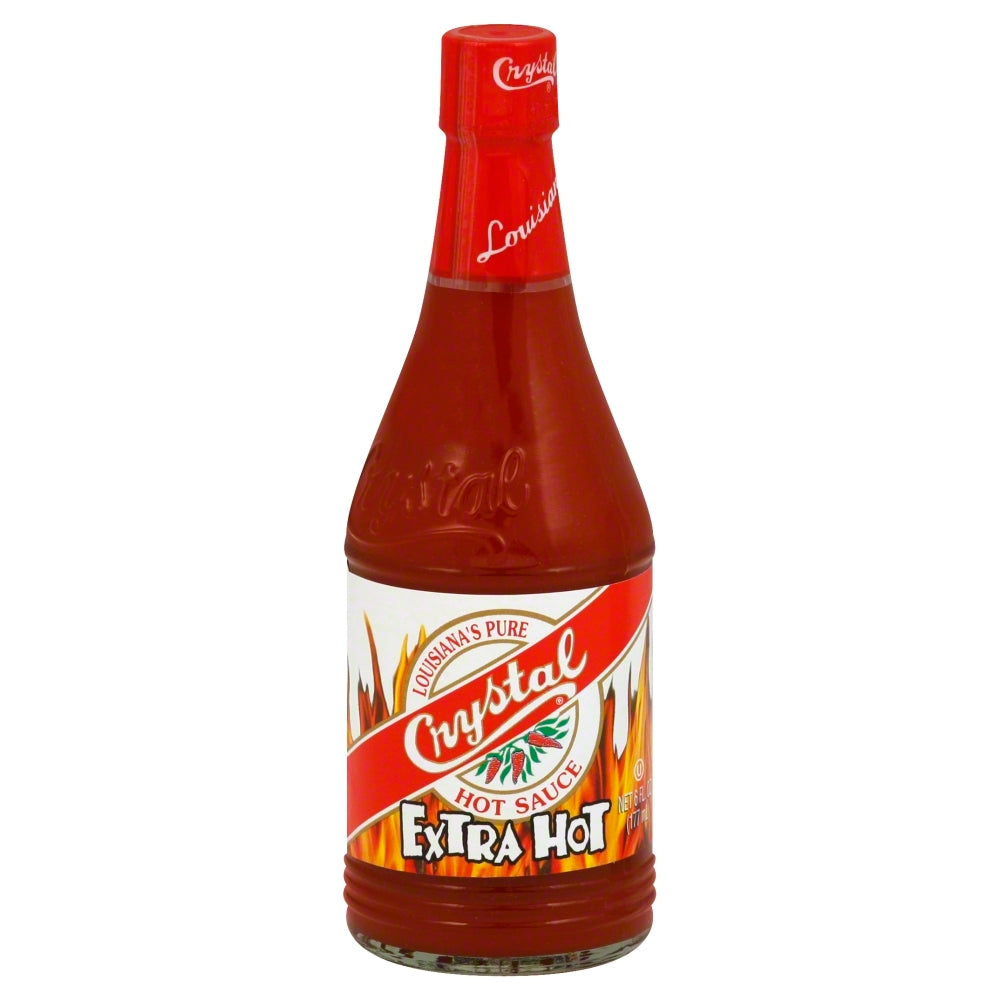 Crystal Hot Sauce Extra Hot - Case of 12 - 6 oz