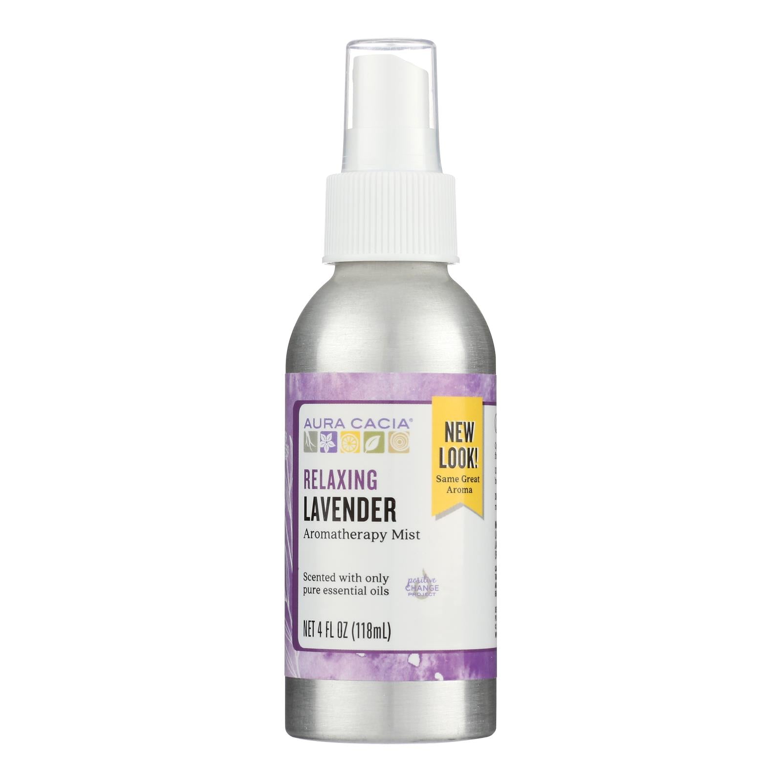 Aura Cacia - Aromatherapy Mist Calming Lavender Harvest - 4 Fl Oz