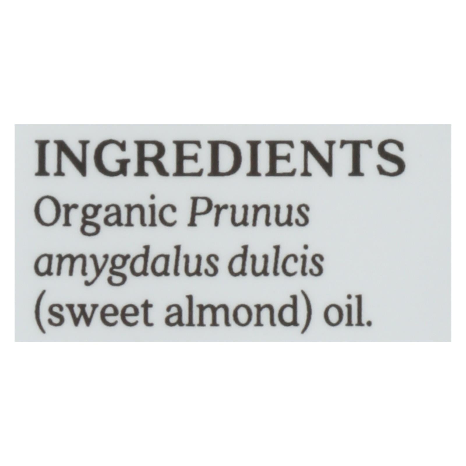 Aura Cacia - Organic Aromatherapy Sweet Almond Oil - 4 Fl Oz