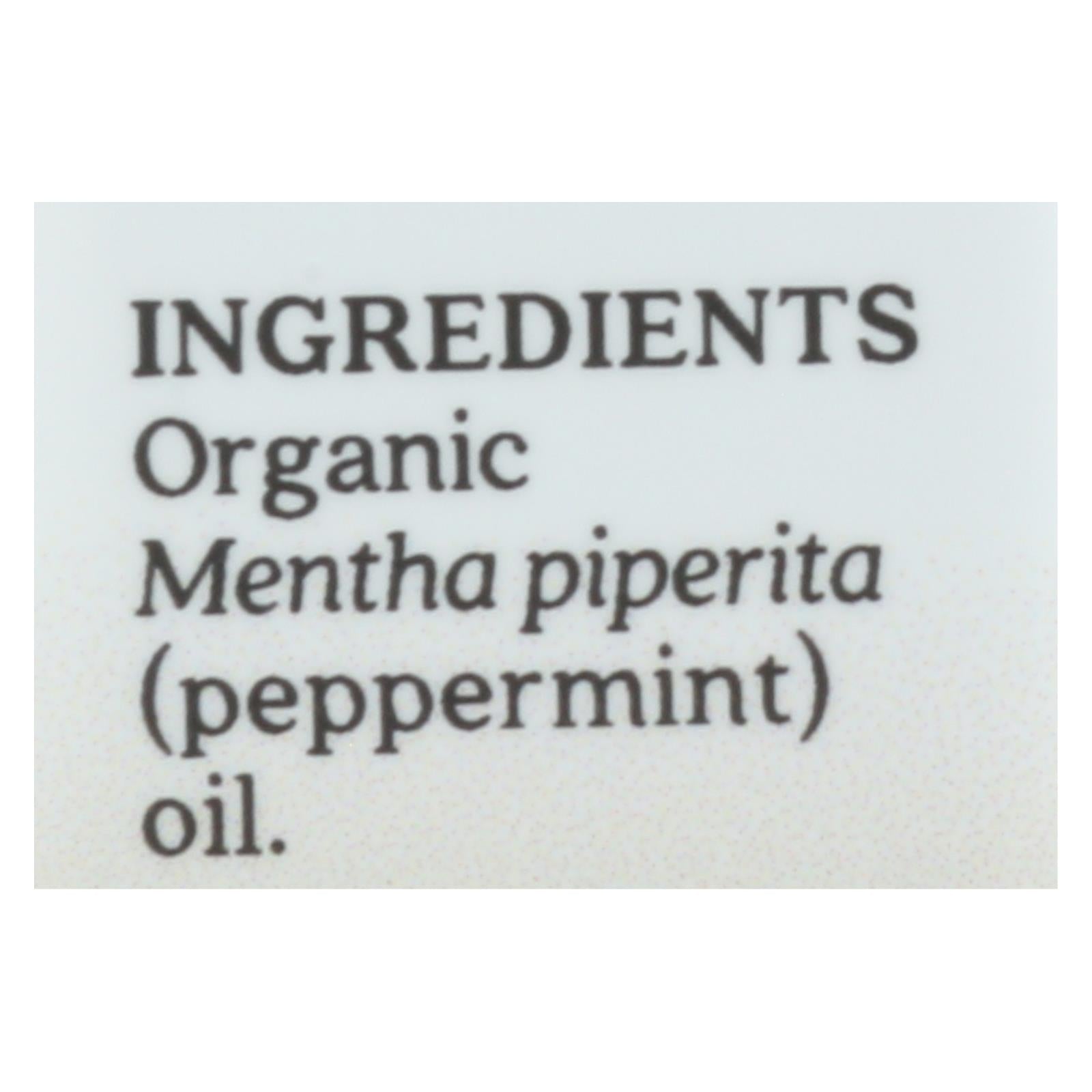 Aura Cacia - Organic Peppermint - .25 Oz