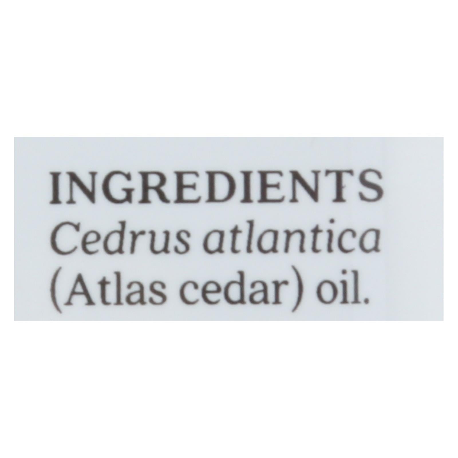 Aura Cacia - Essential Oil - Atlas Cedar Wood - 0.5 Fl Oz.