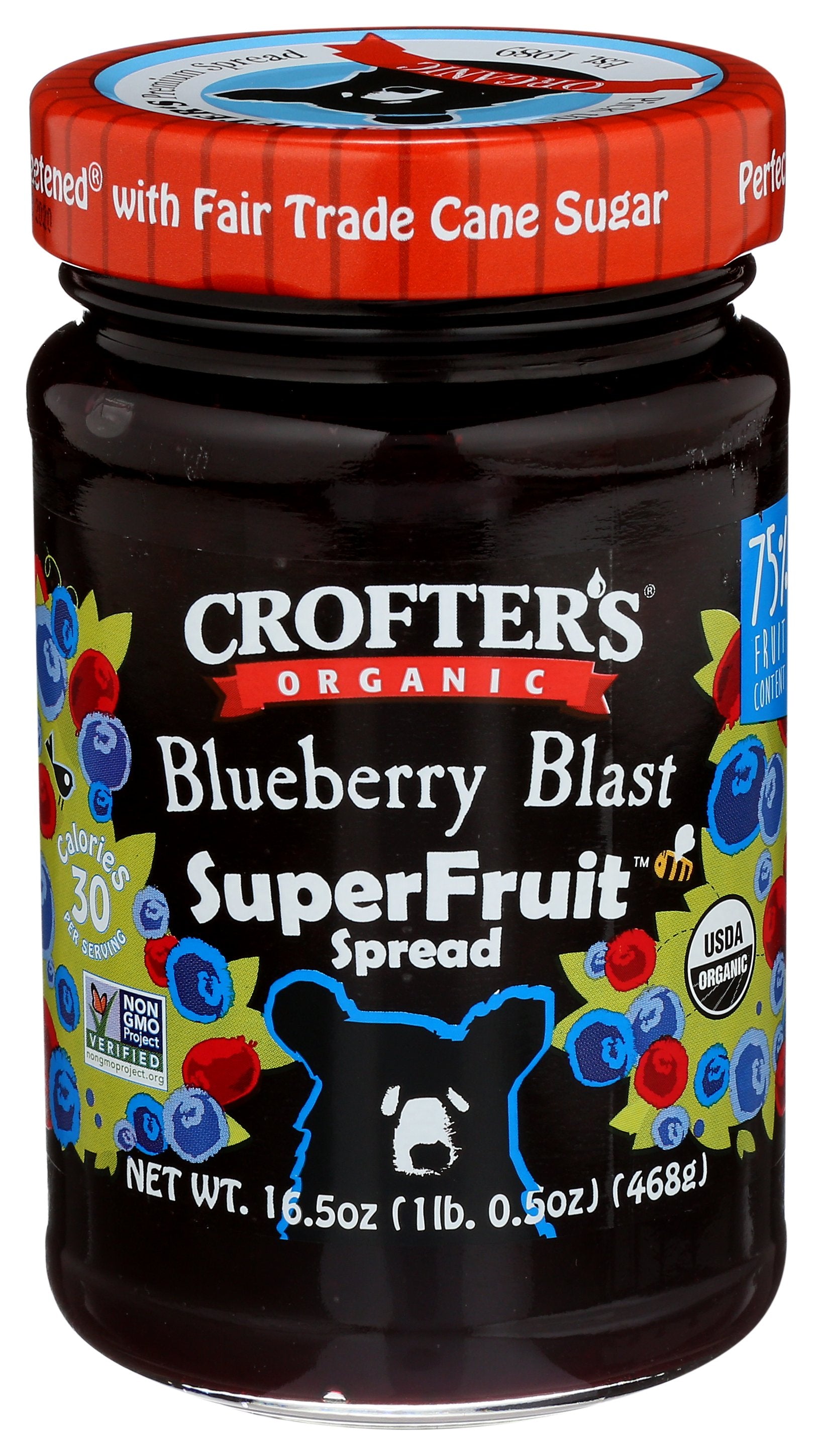 CROFTERS SPREAD BLUBRY BLAST ORG - Case of 6
