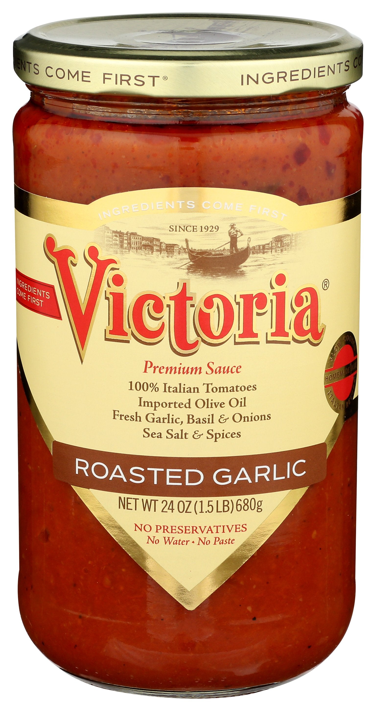 VICTORIA SAUCE RSTD GARLIC - Case of 6