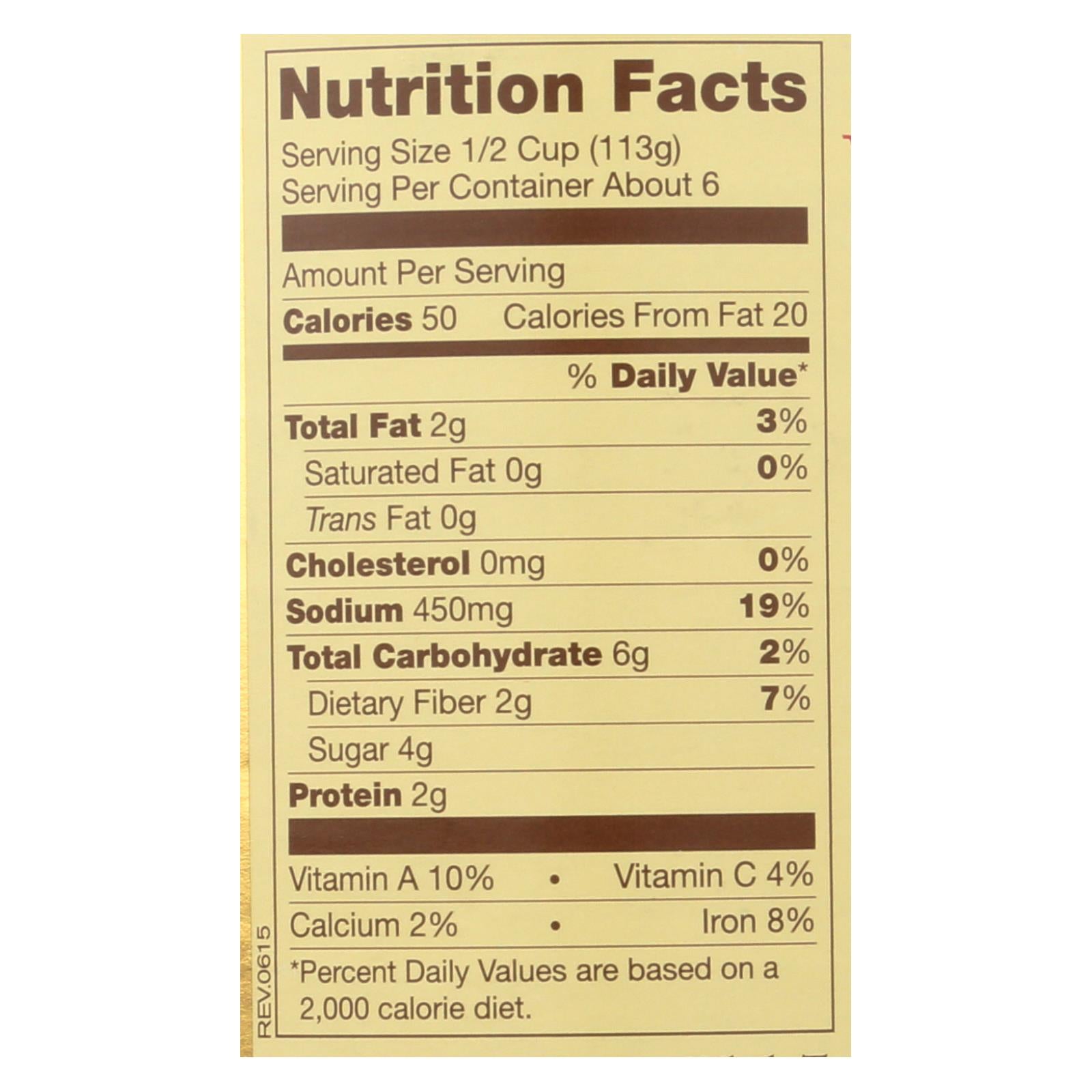 Victoria Organic Pasta Sauce - Pomodoro - Case of 6 - 24 oz.