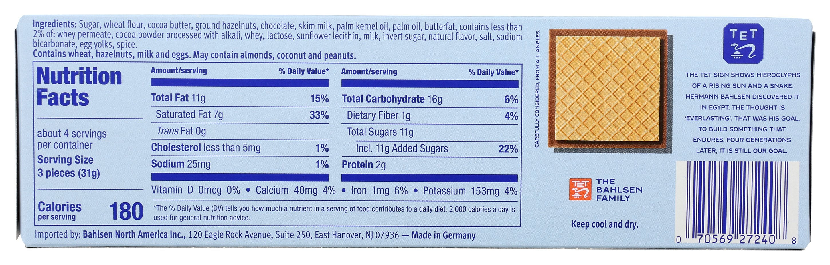 BAHLSEN COOKIE OHNE GLEICHEN MILK - Case of 12