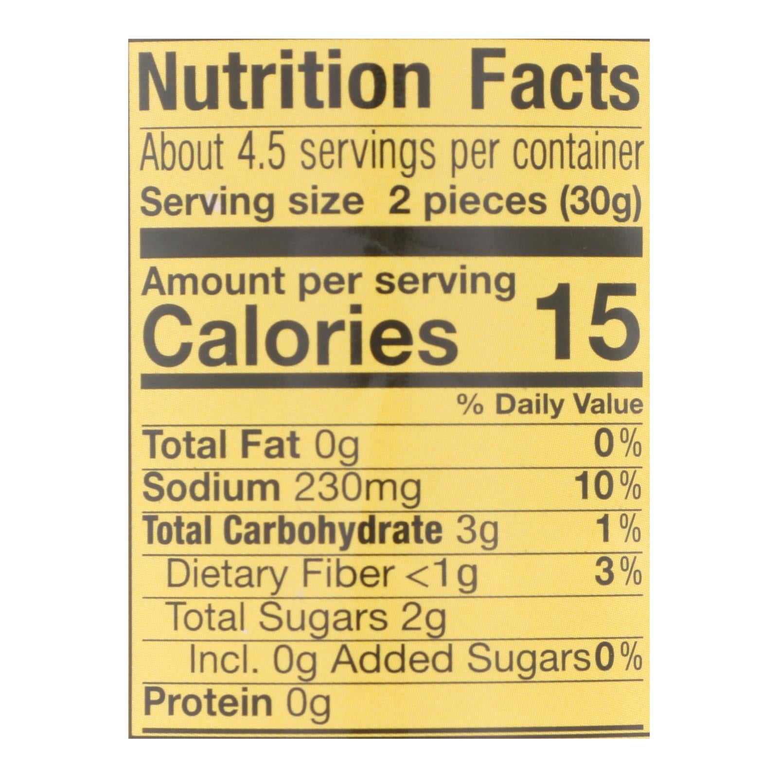 Reese Pickled Whole Baby Corn - Case Of 12 - 7 Oz