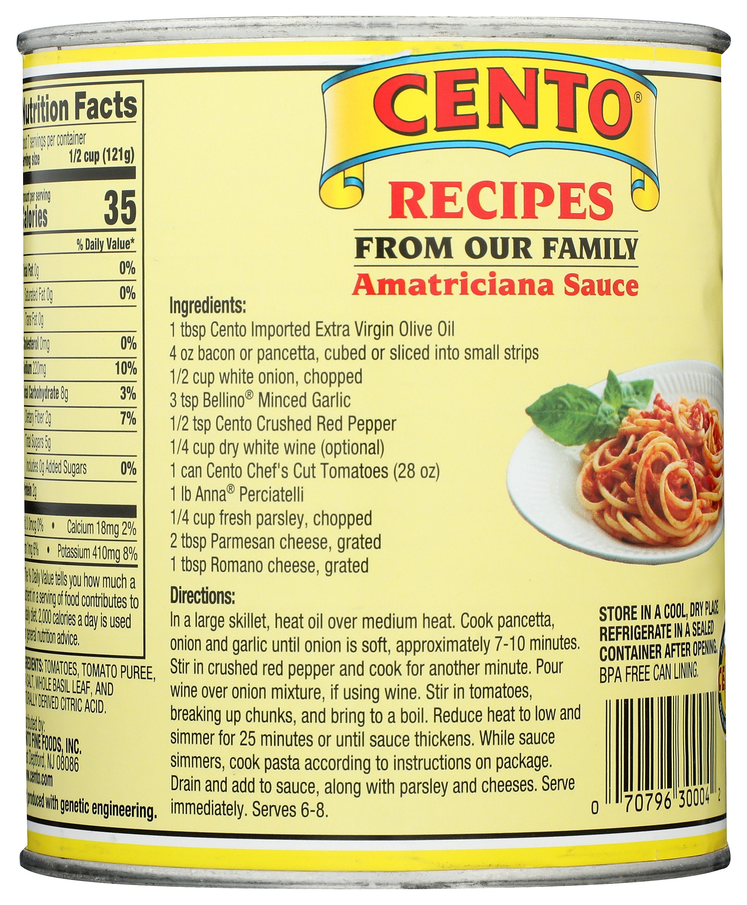 CENTO TOMATO CHEF CUT - Case of 12