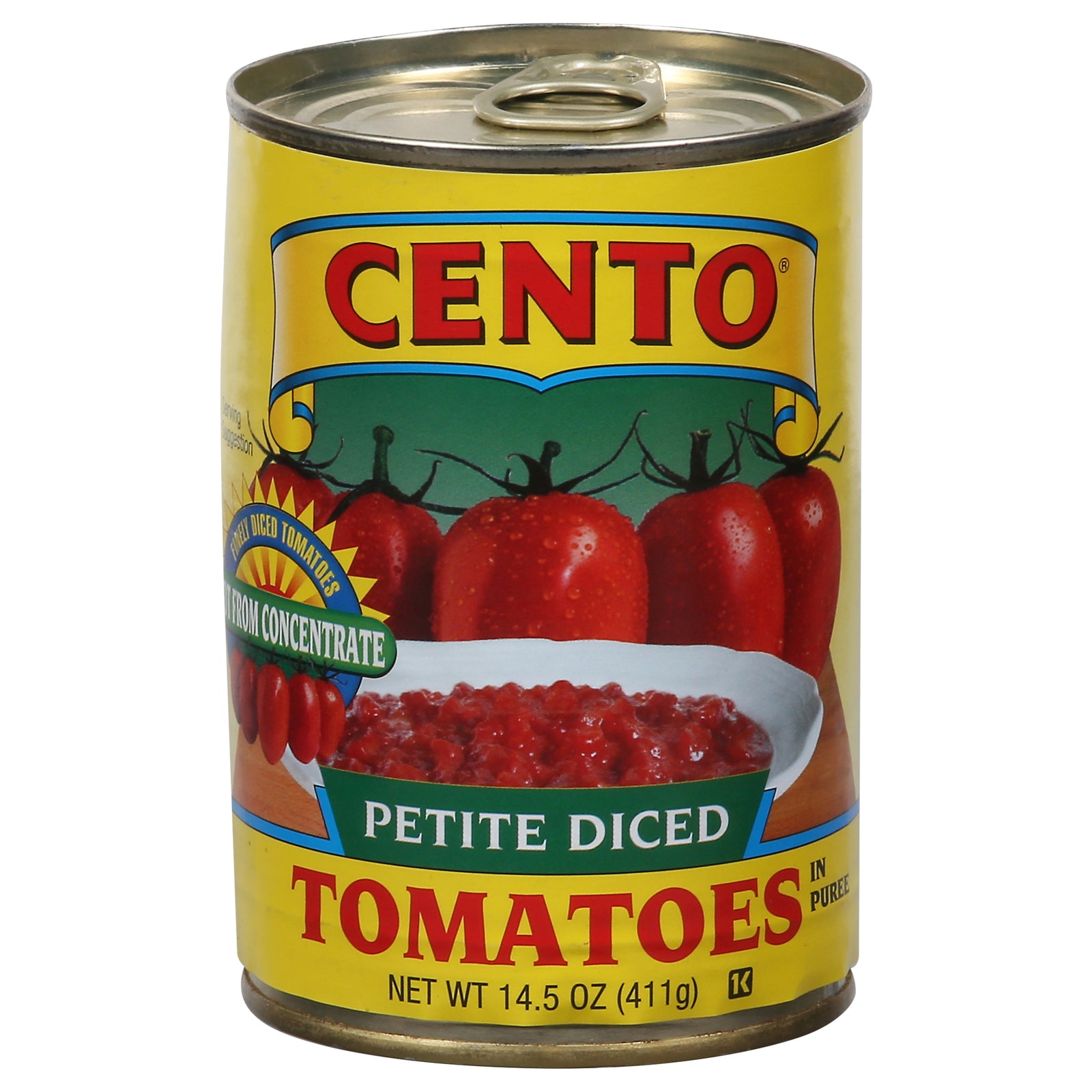 Cento - Tomatoes Diced Petite - CS of 12-14.5 OZ
