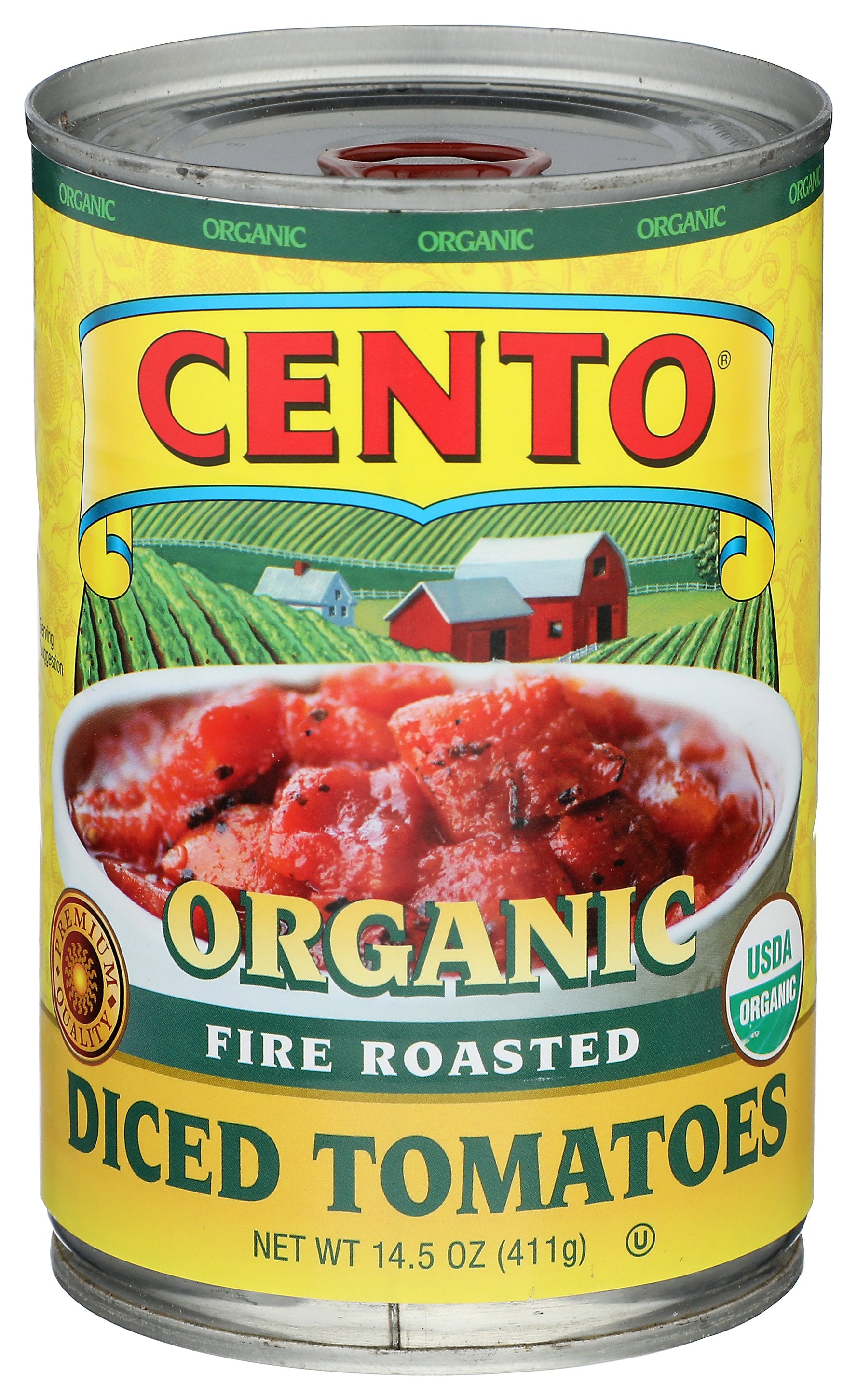 CENTO TOMATOES DICED FIRE RSTD - Case of 12
