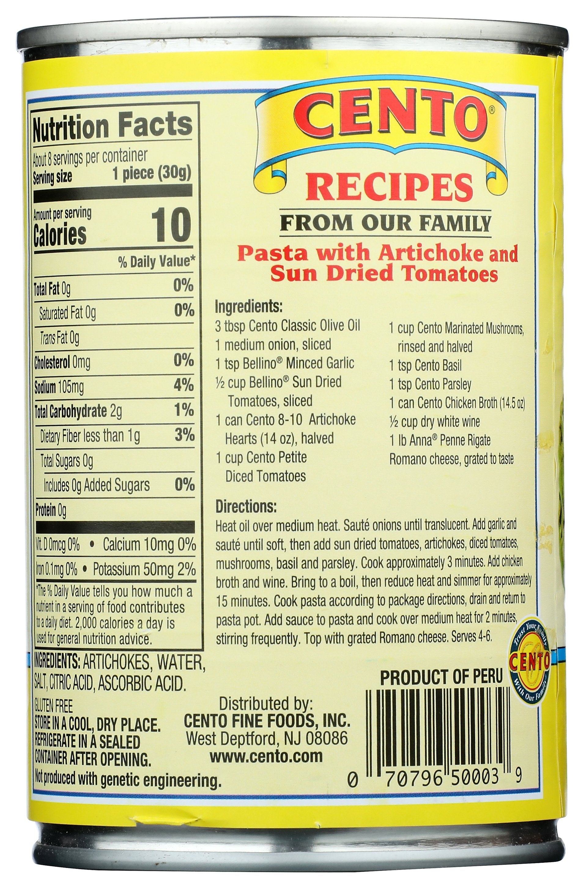 CENTO ARTICHOKE BRINE - Case of 12