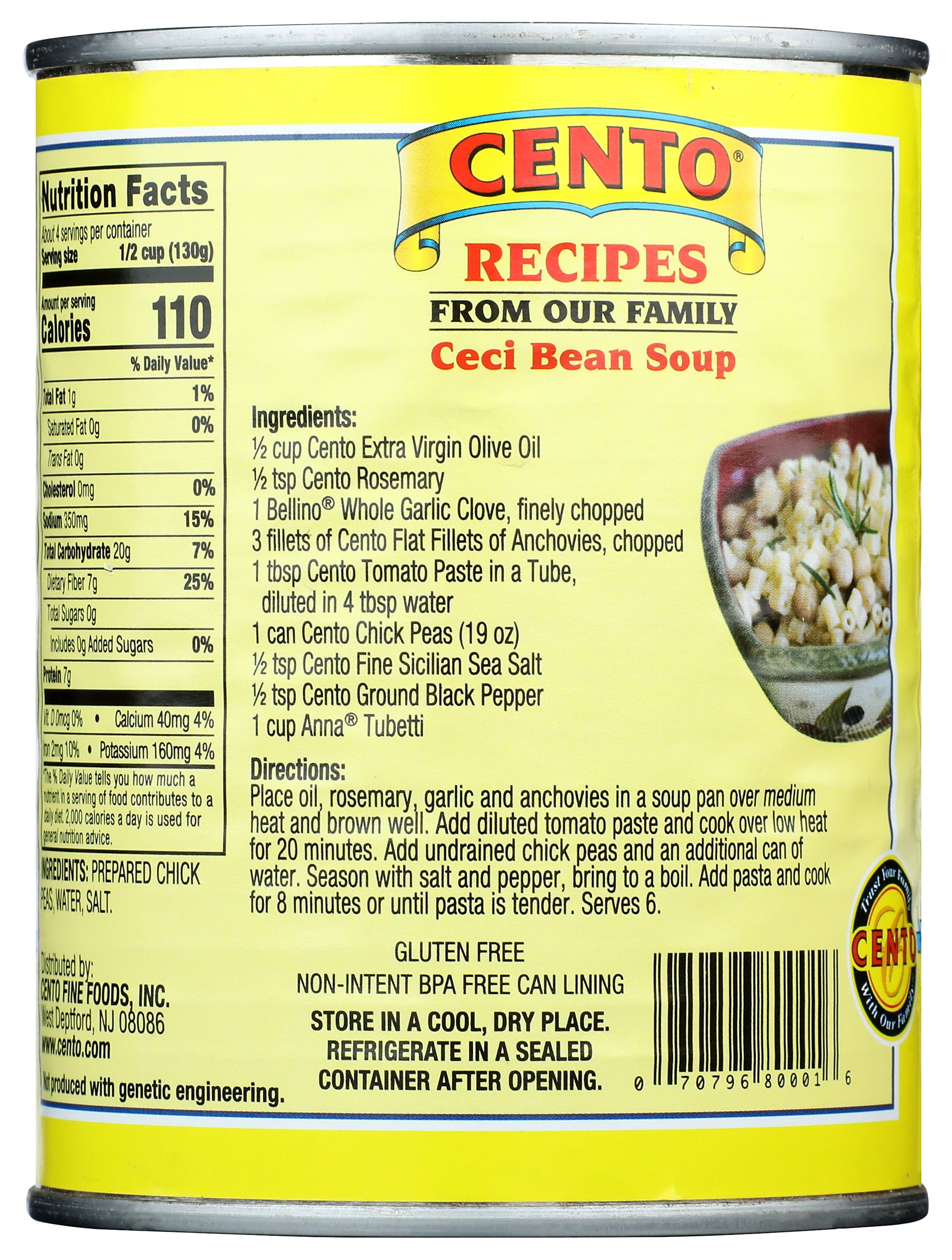 CENTO PEA CHICK (CECI BEAN) - Case of 12