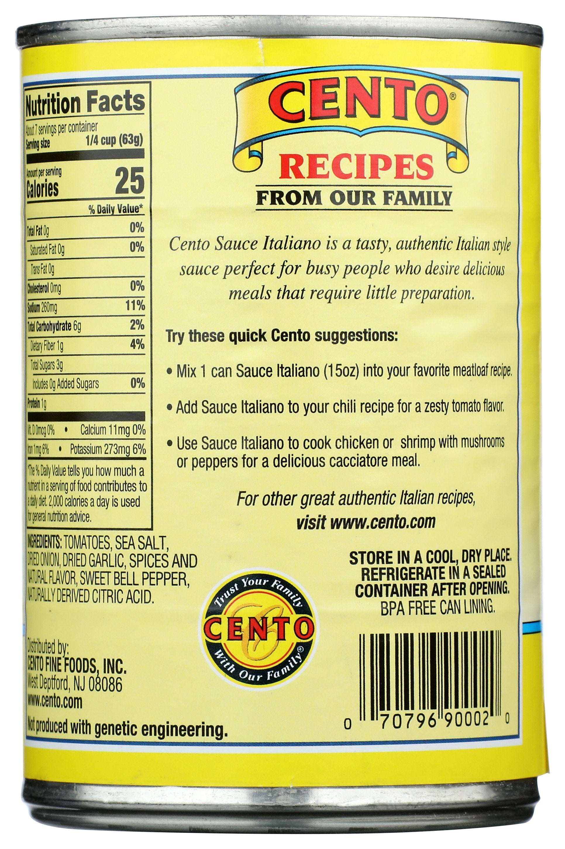 CENTO SAUCE ITALIANO - Case of 12