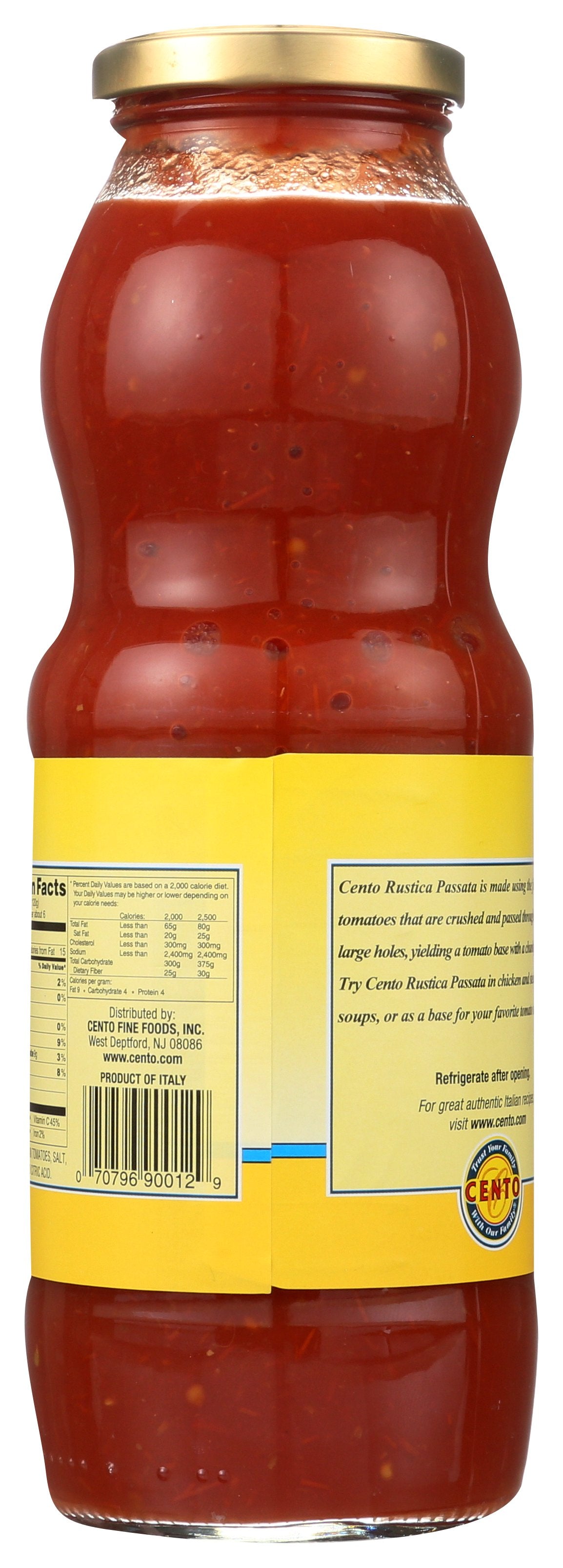CENTO SAUCE PASSATA TOMATO - Case of 6