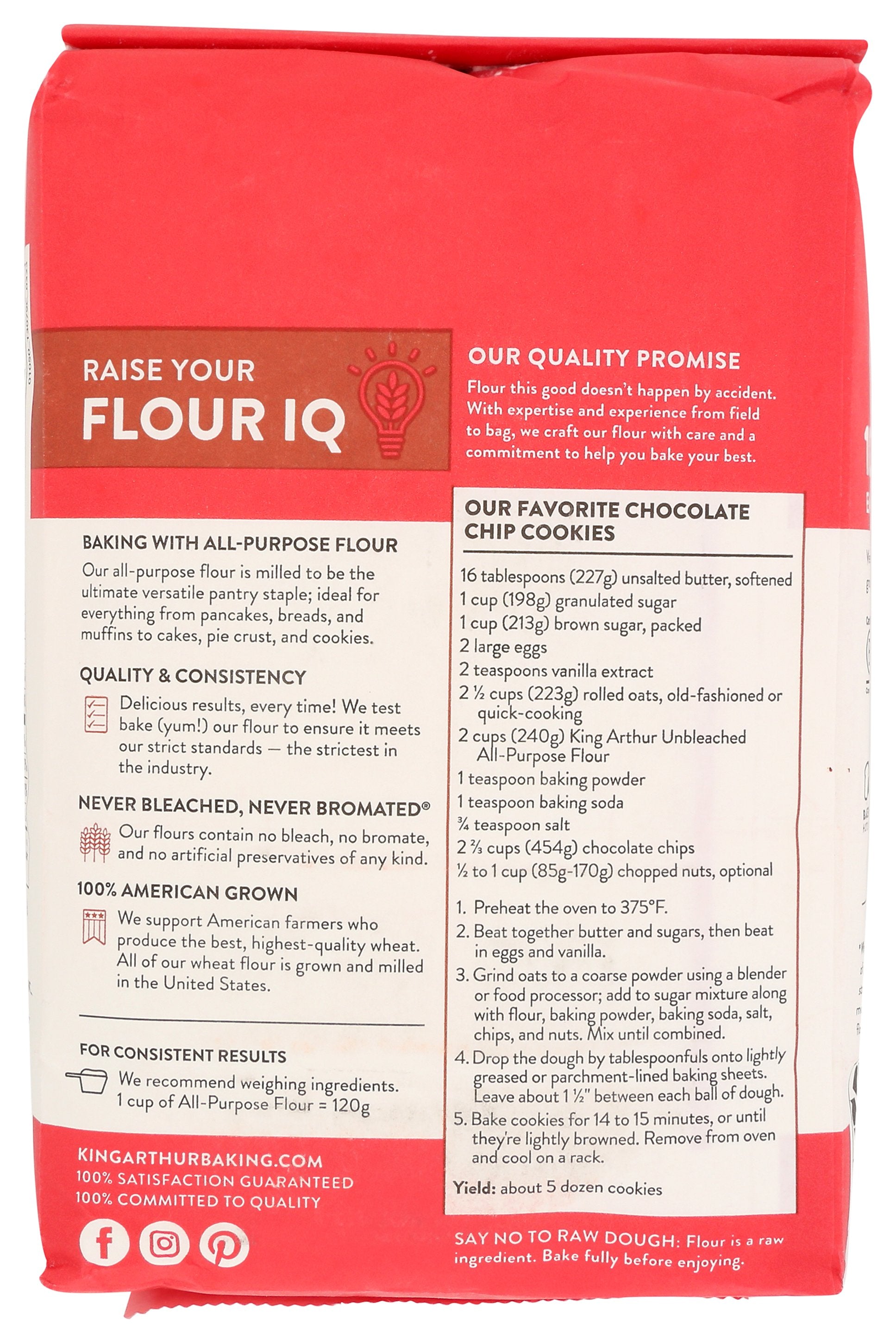 KING ARTHUR FLOUR UNBLCHD ALL PURPOSE