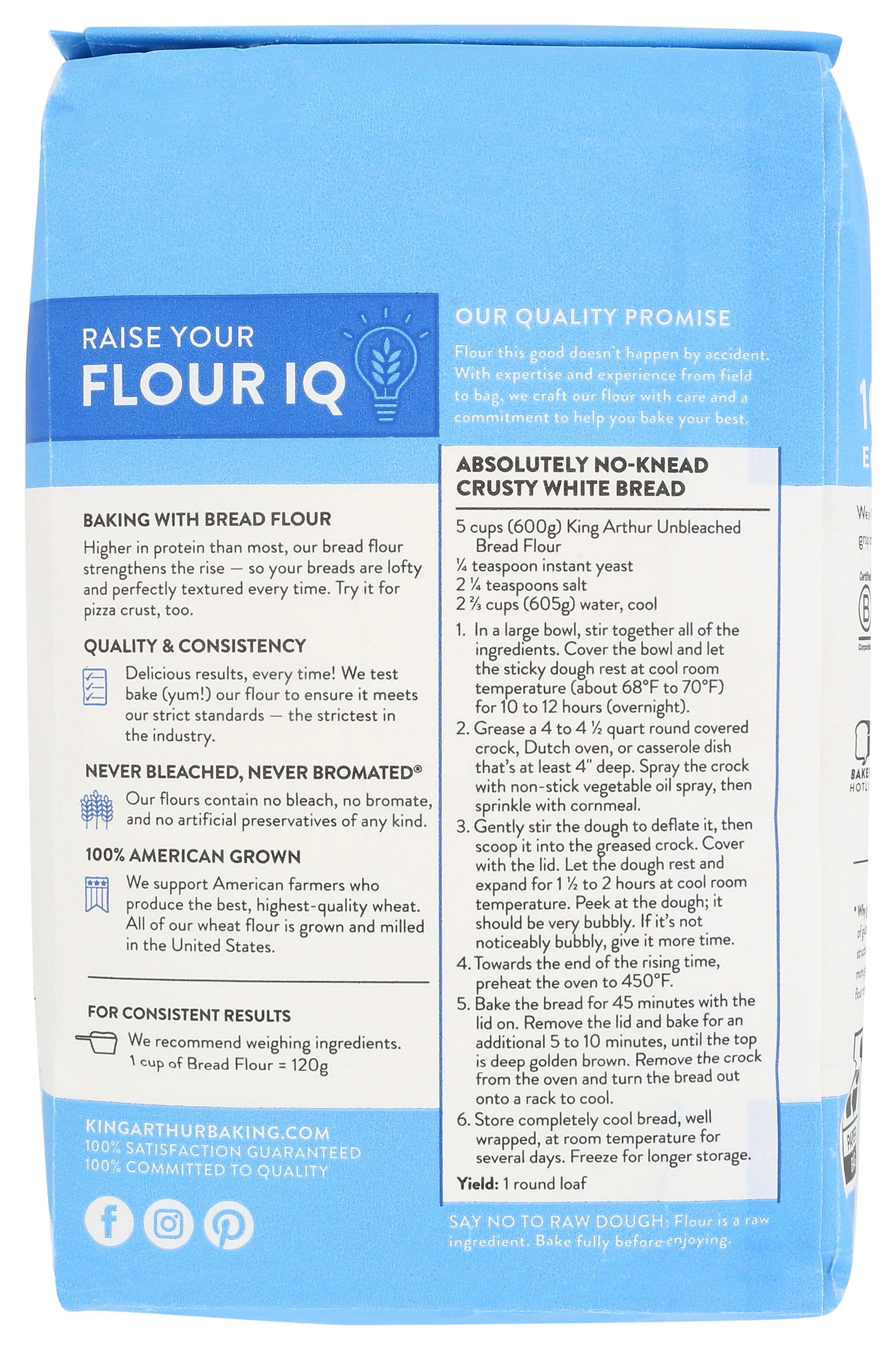 KING ARTHUR FLOUR BREAD UNBLCHD