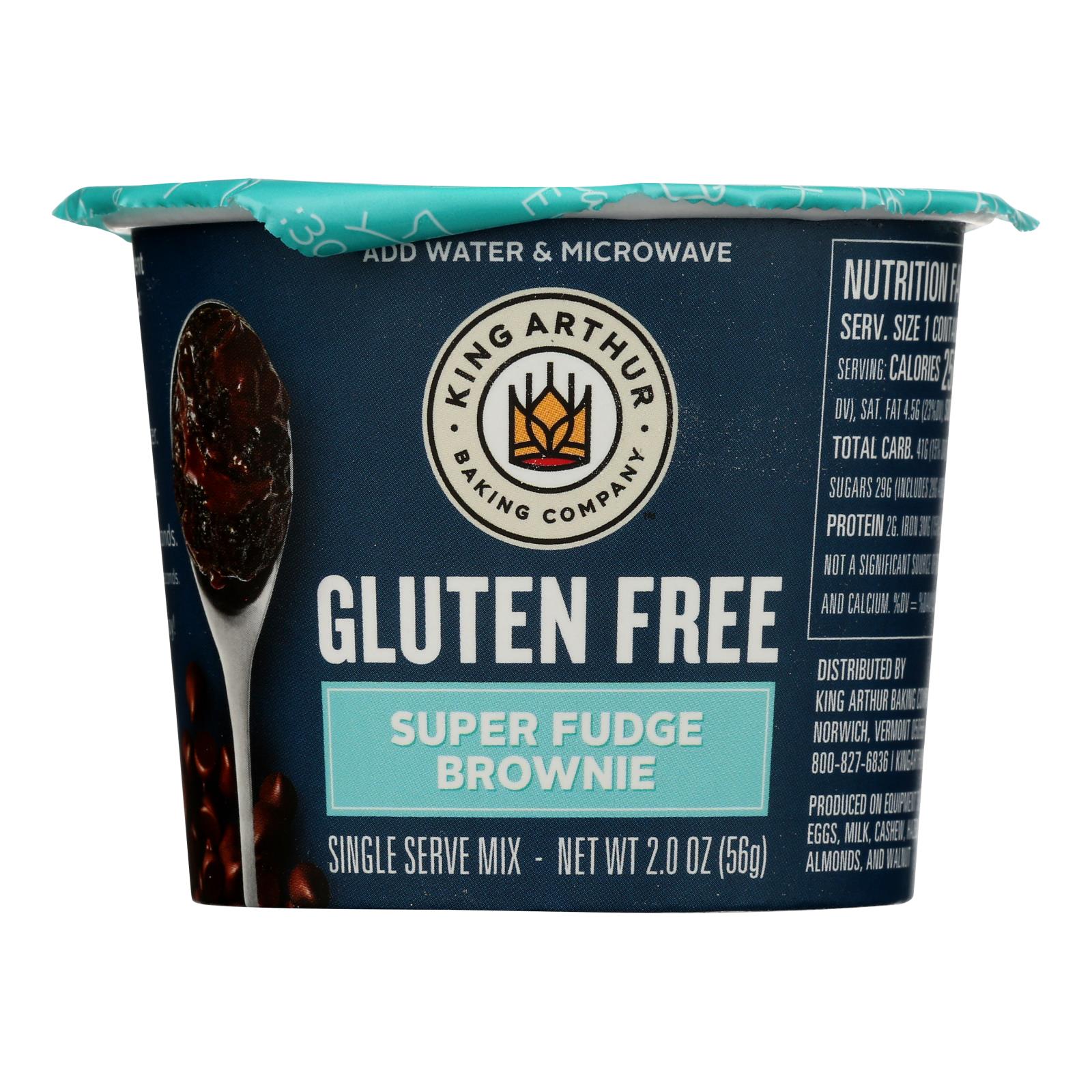 King Arthur - Mix Fudge Brownie Gluten Free - Case of 12 - 2 OZ