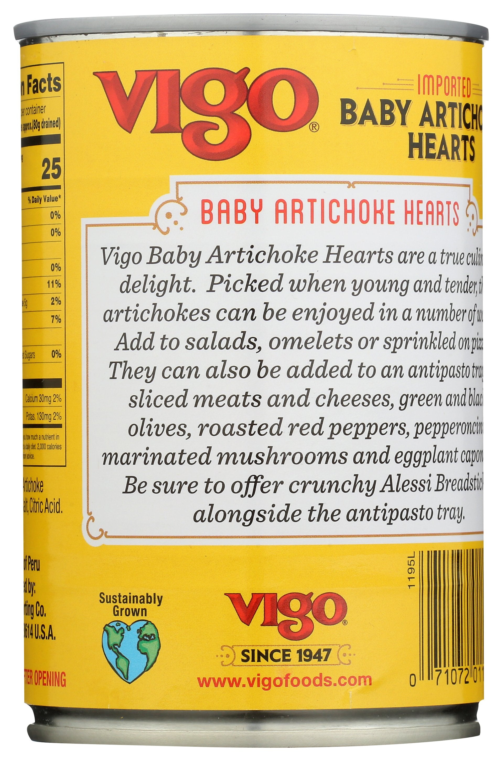 VIGO ARTICHOKE BABY - Case of 12