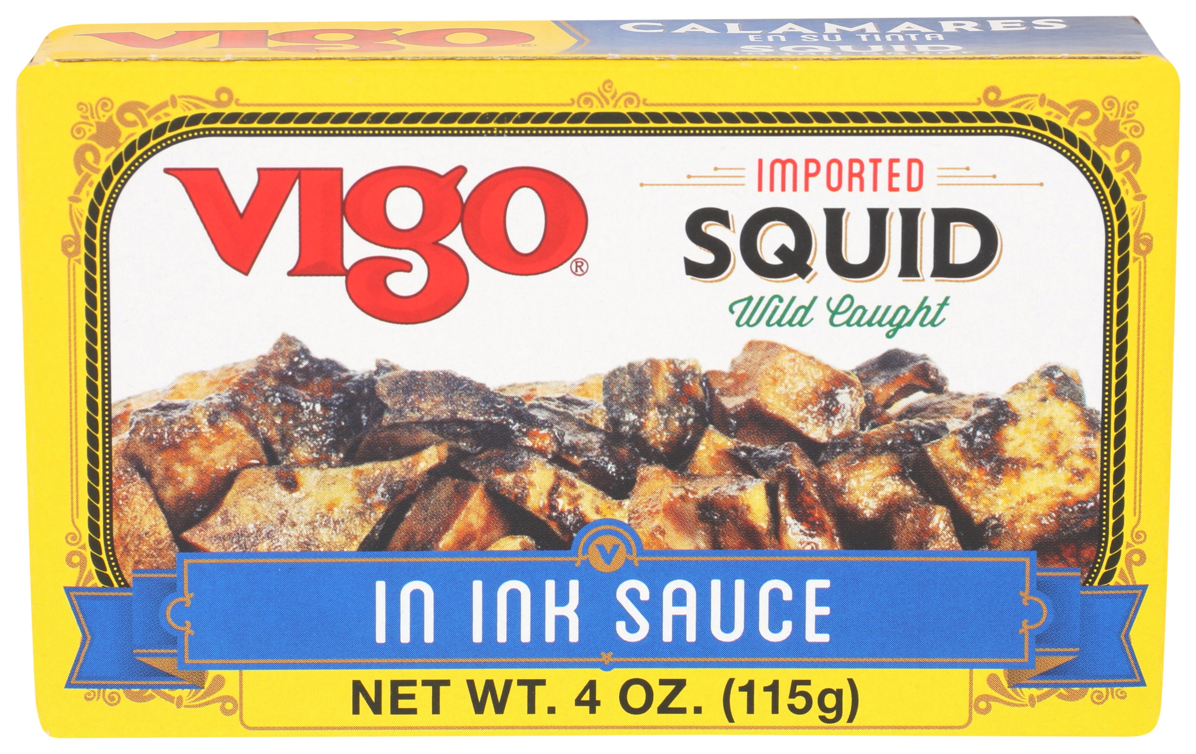 VIGO CALAMARI WITH INK - Case of 10