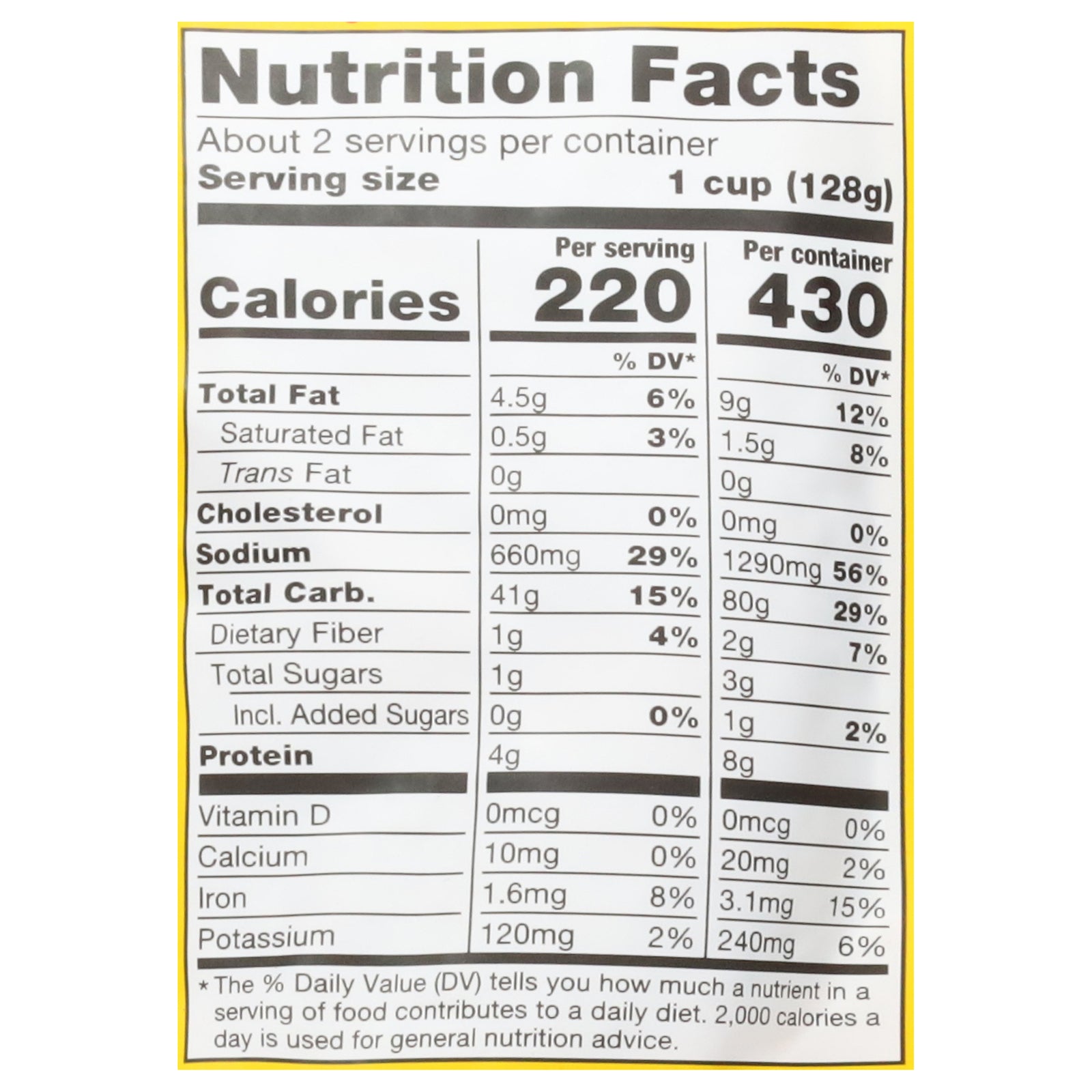 Vigo - Rice Yellow 90 Sec - CS of 12-8.8 OZ