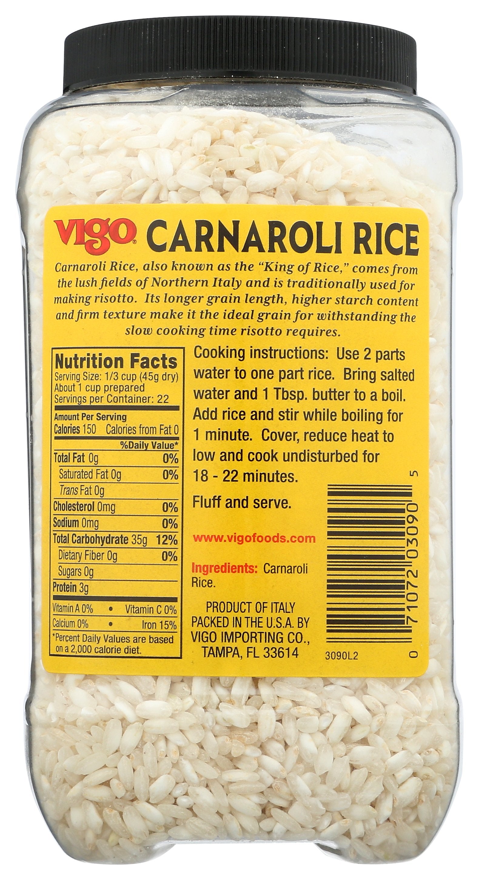 VIGO RICE ARBORIO - Case of 4