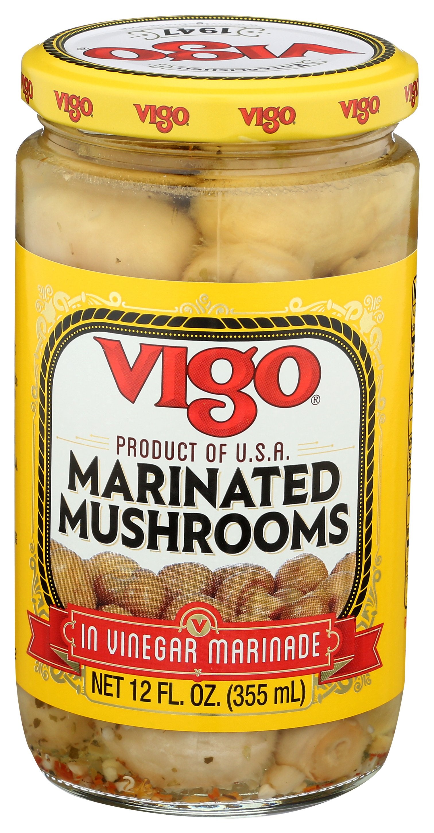 VIGO MUSHROOM MARINATED - Case of 12