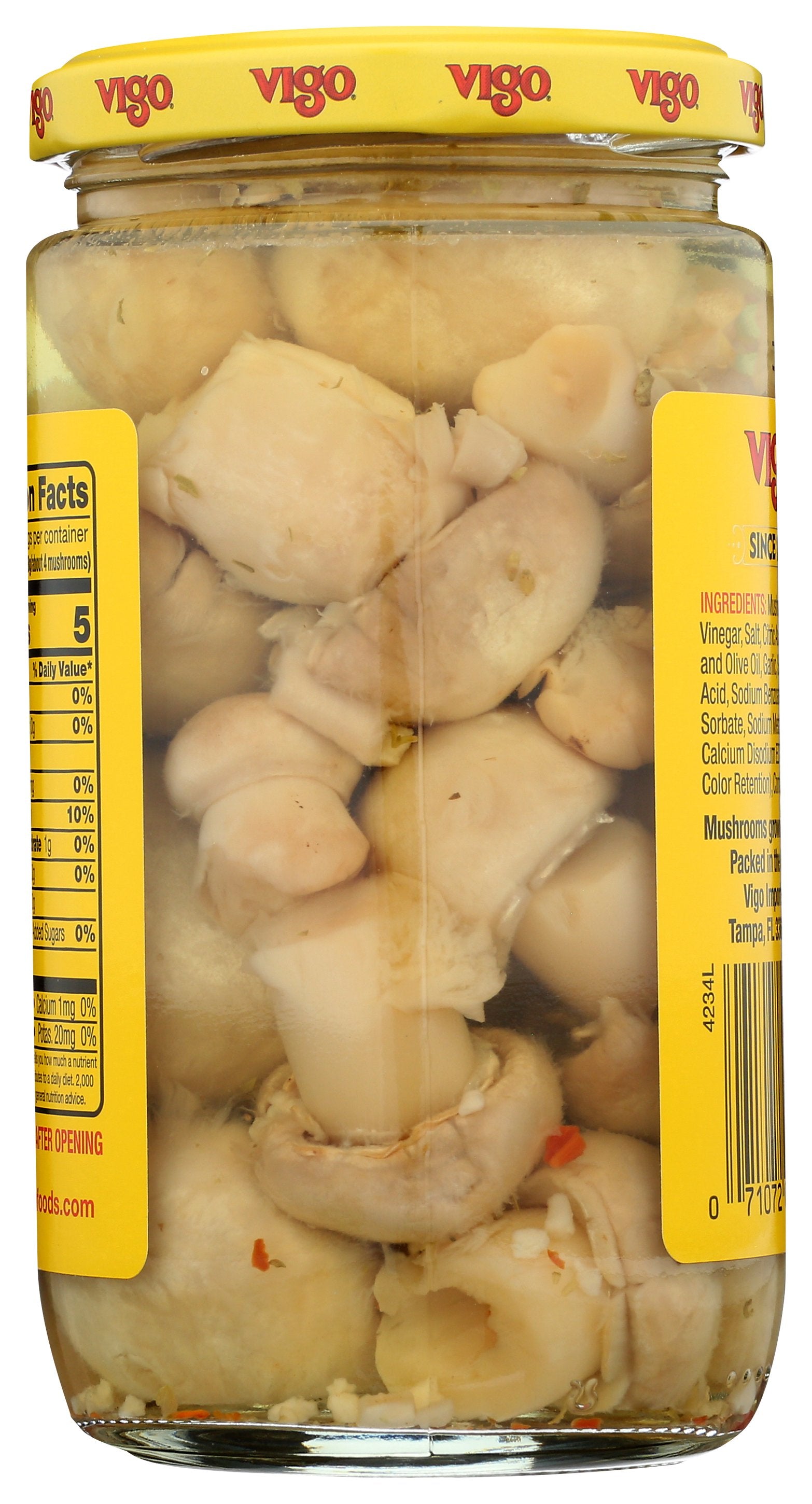 VIGO MUSHROOM MARINATED - Case of 12