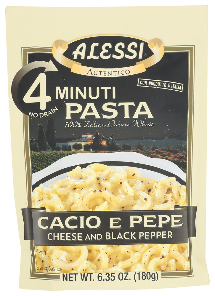 Alessi Pasta Cheese & Black Pepper - Case of 6 - 6.35 oz