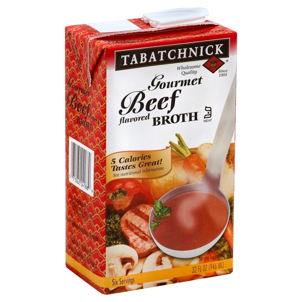 Tabatchnick Soup Gourmet Beef Broth - Case of 12 - 32 oz