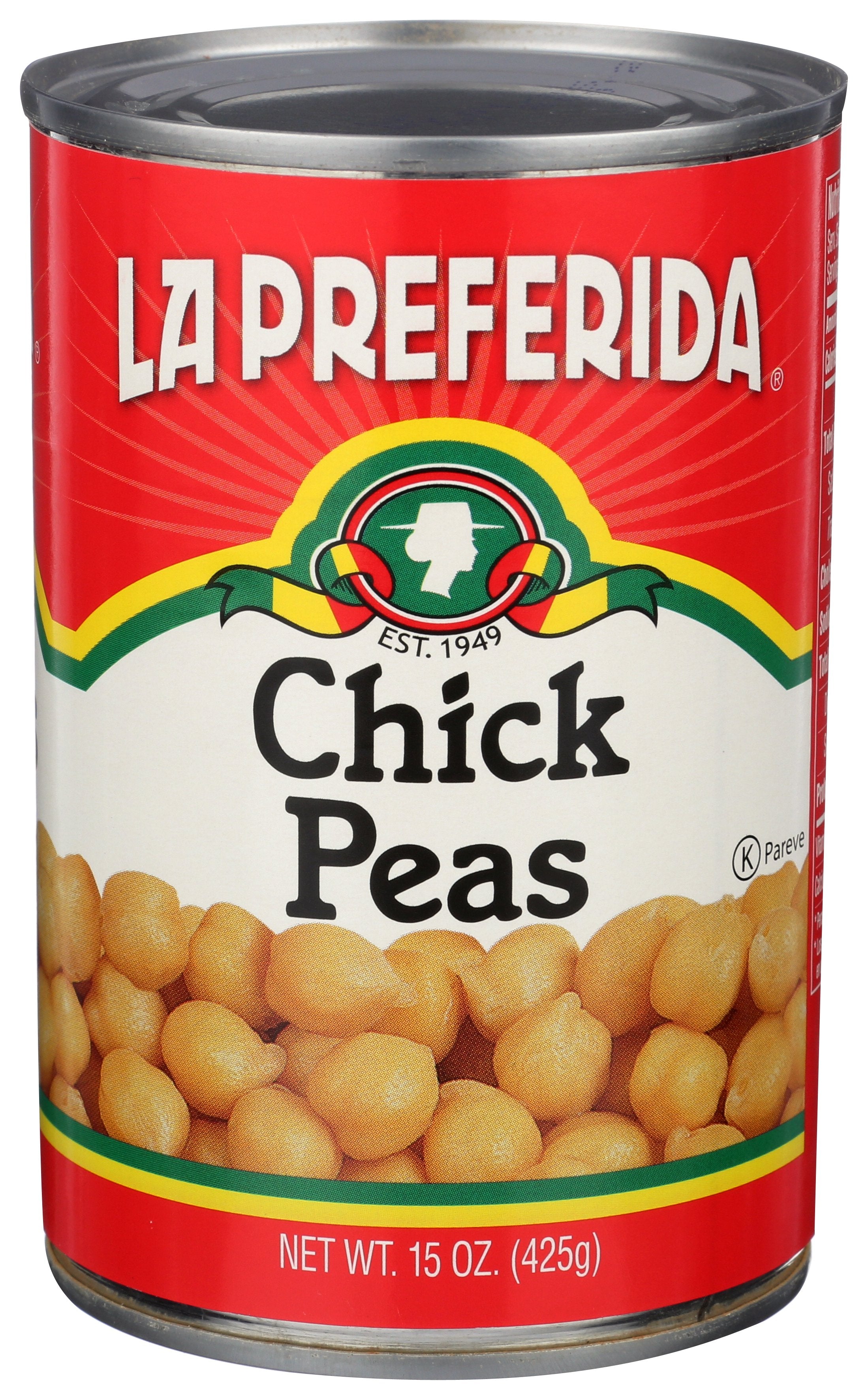 LA PREFERIDA BEAN PEA CHICK - Case of 12