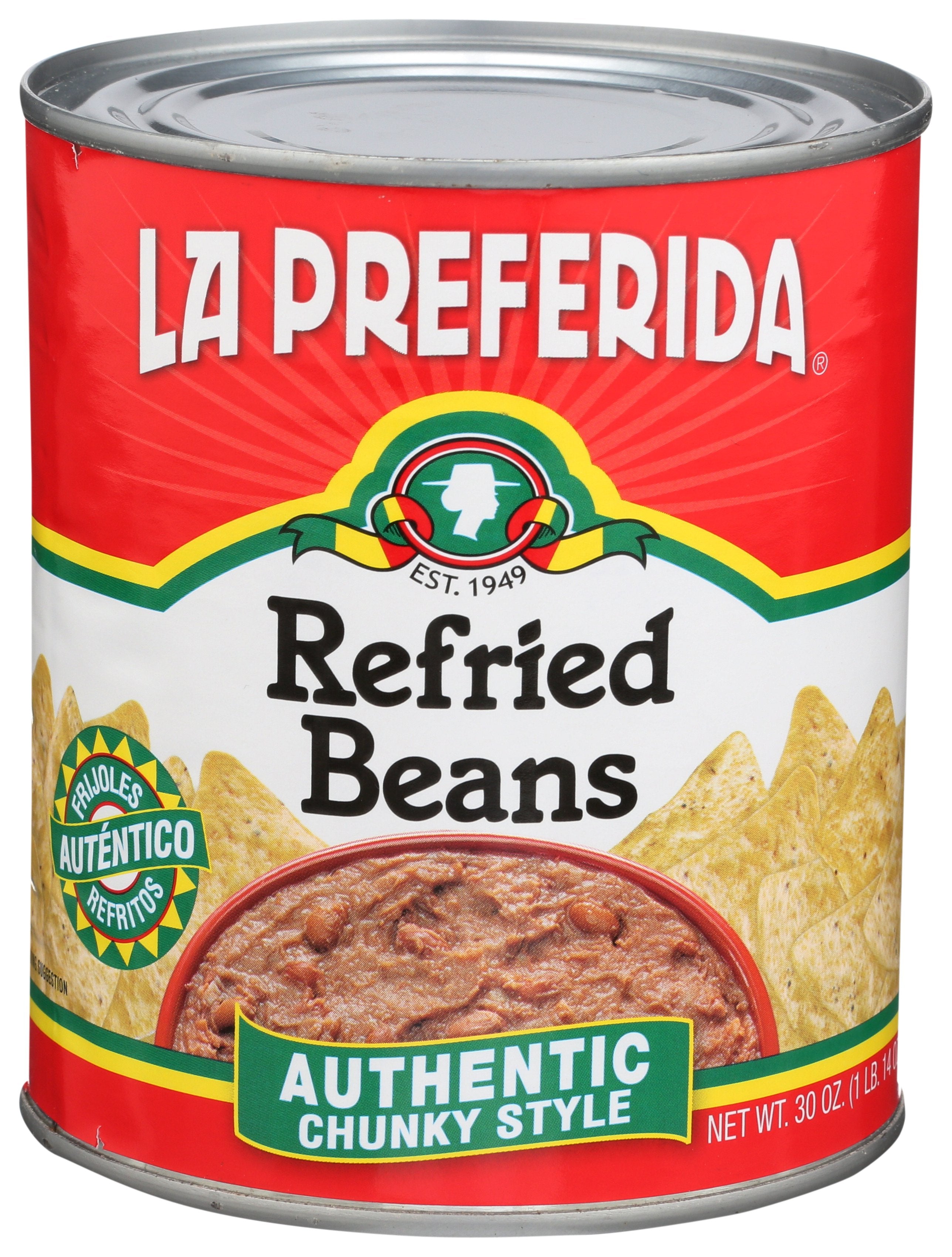 LA PREFERIDA BEAN REFRIED AUTHTC - Case of 12