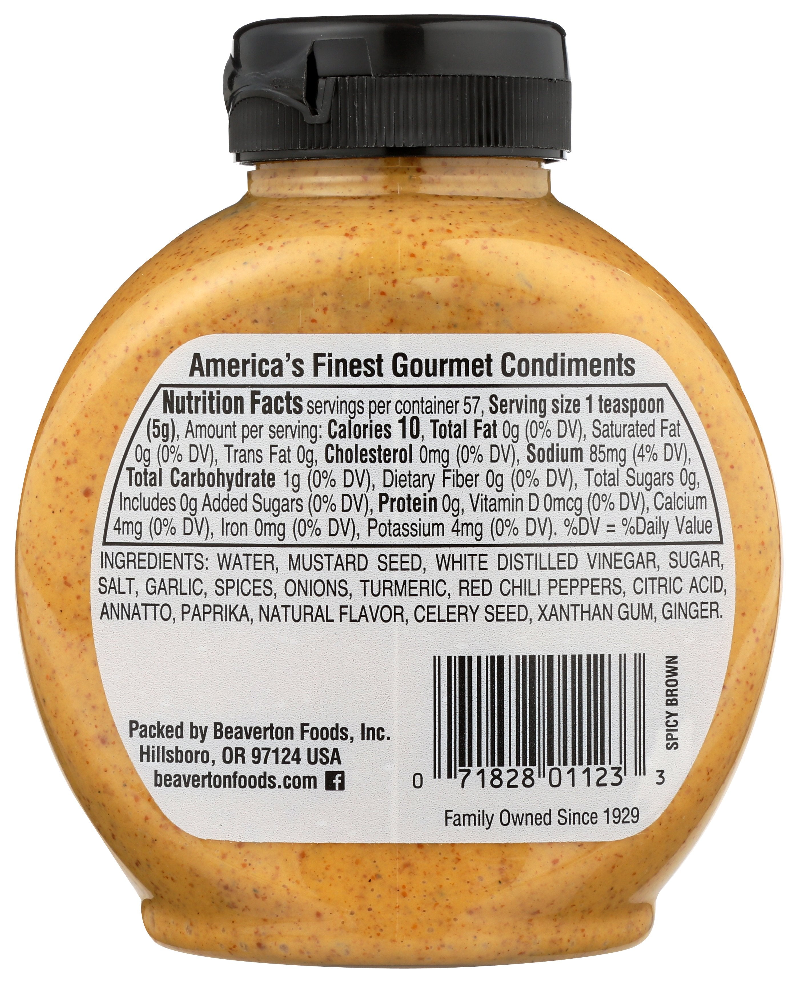 INGLEHOFFER MUSTARD SPCY BRWN SQZ - Case of 6