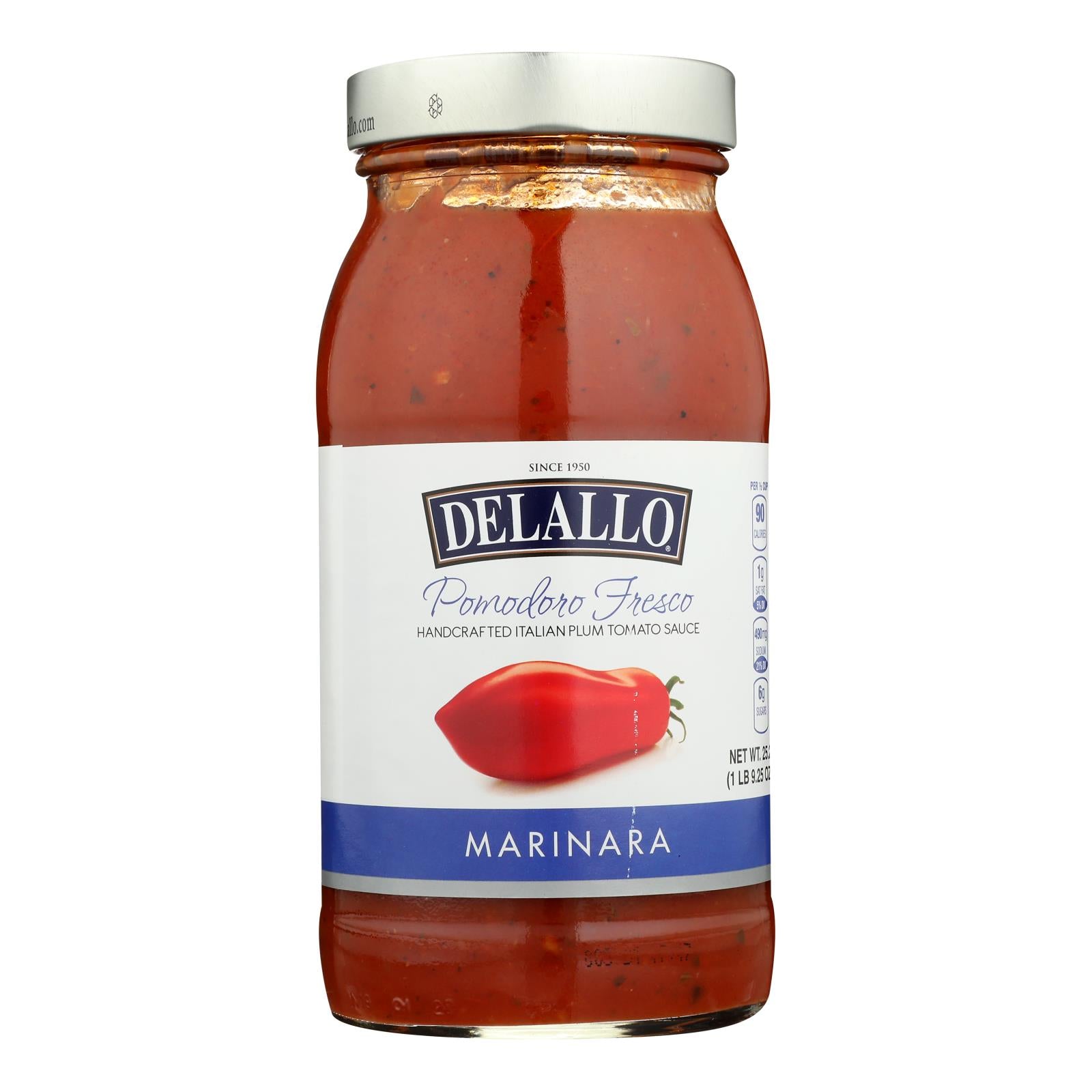 Delallo Pomodoro Fresco Marinara Sauce - Case of 6 - 25.25 FZ