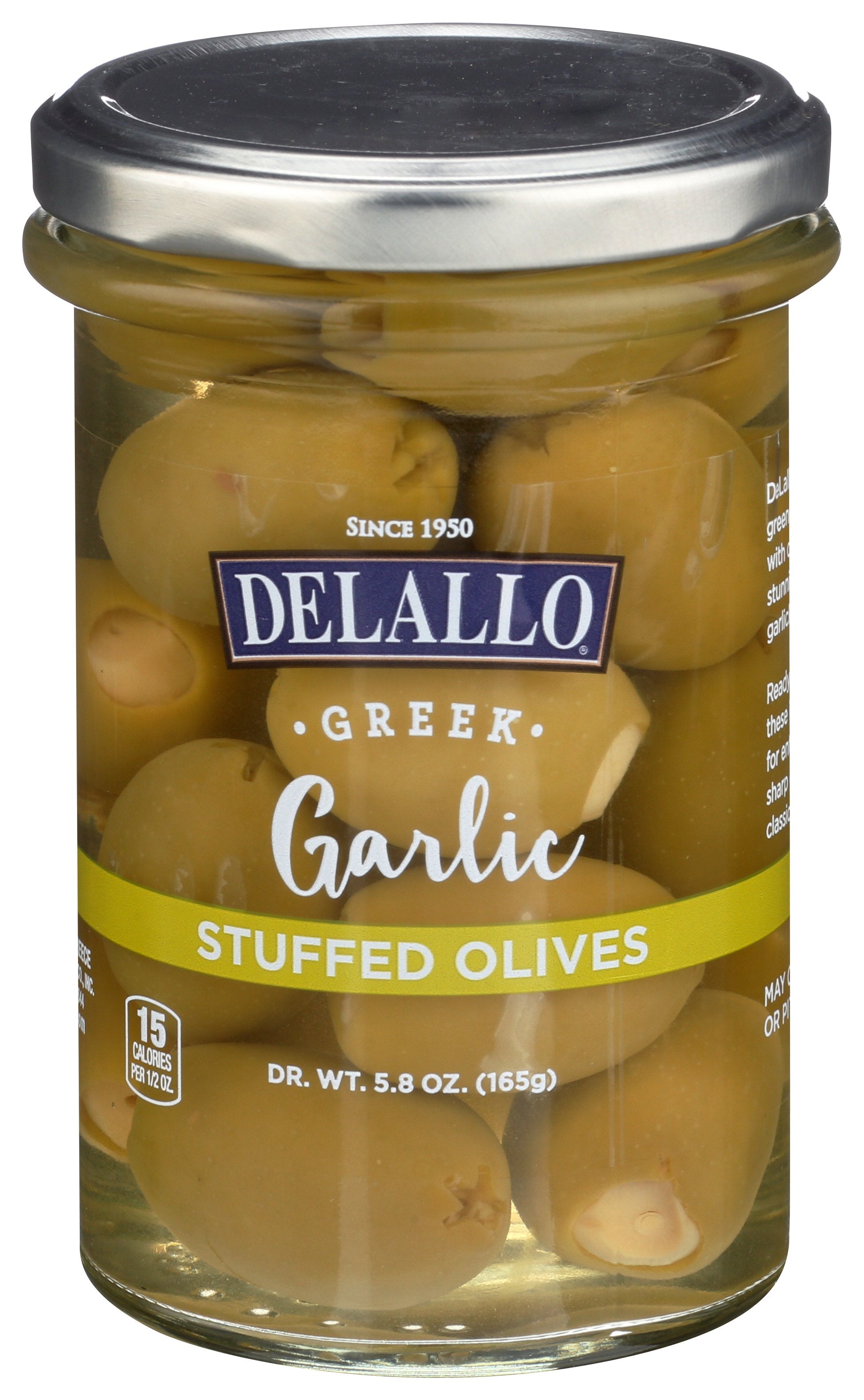 DELALLO OLIVE GARLIC STUFFED - Case of 6