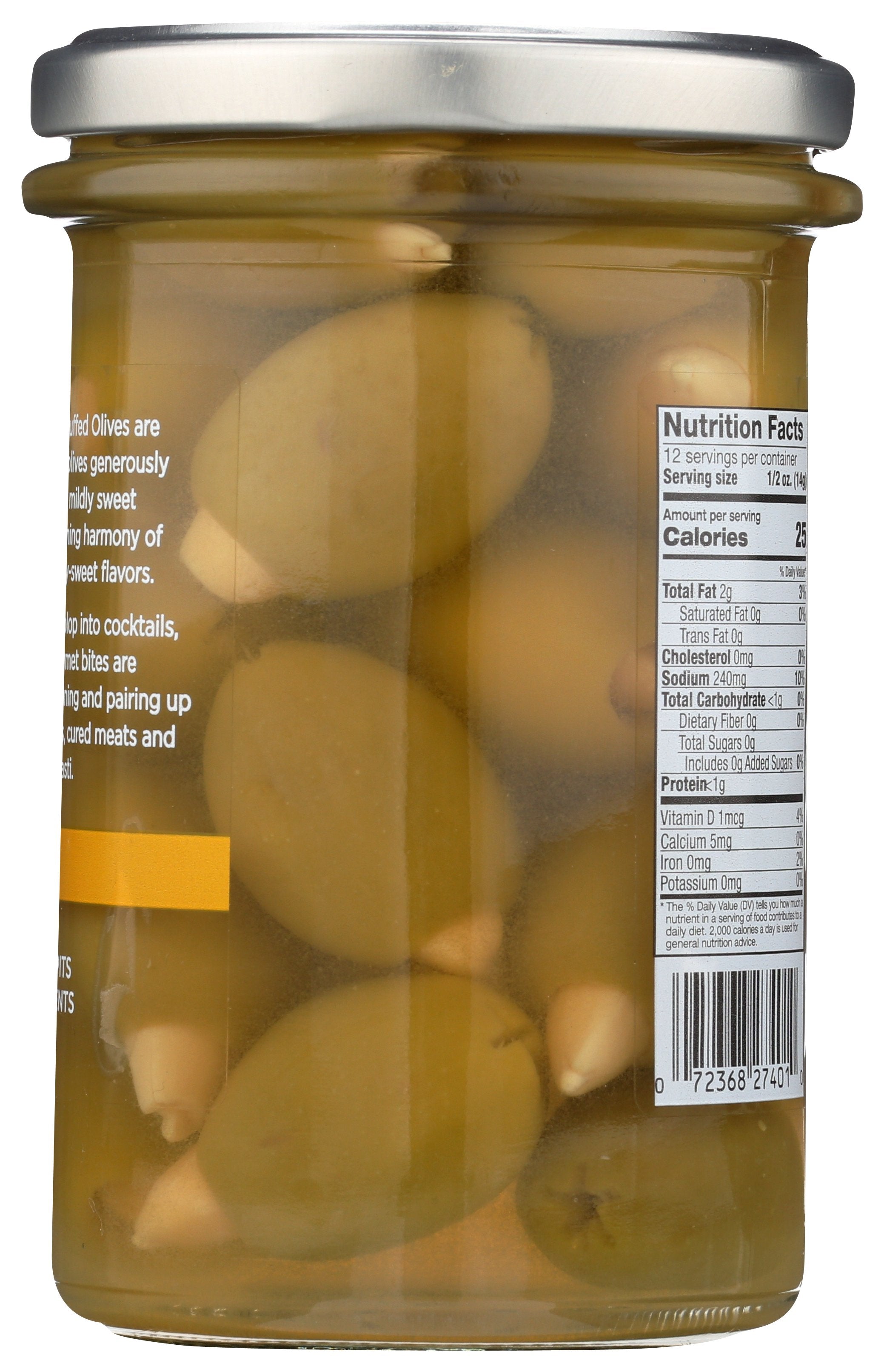 DELALLO OLIVES ALMOND STUFFED - Case of 6