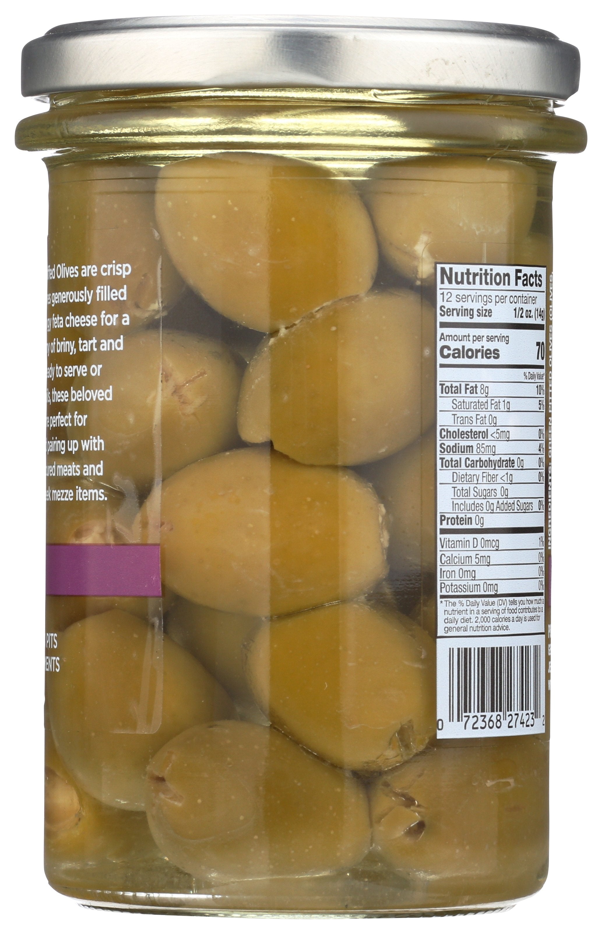 DELALLO OLIVE FETA STUFFED - Case of 6