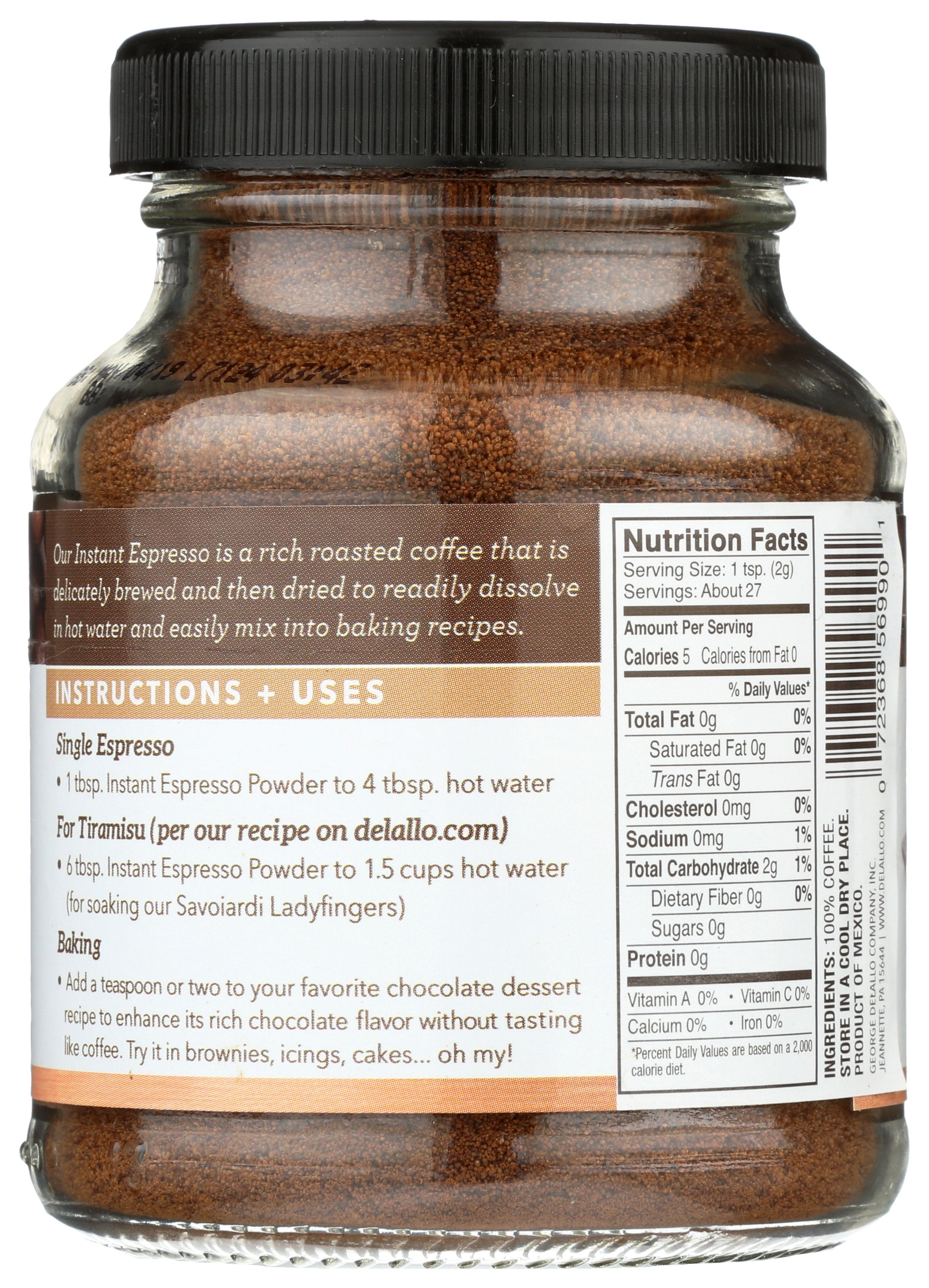 DELALLO BAKING POWDER ESPRESSO - Case of 6