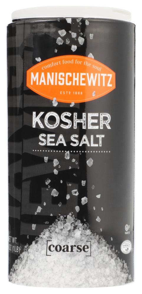 Manischewitz Salt Kosher - Pack of 12 - 16 OZ