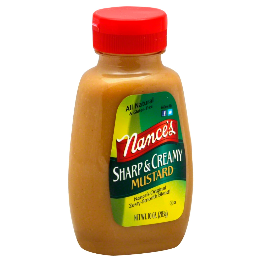 Nances Sharp & Creamy Mustard - Case of 6 - 10 oz
