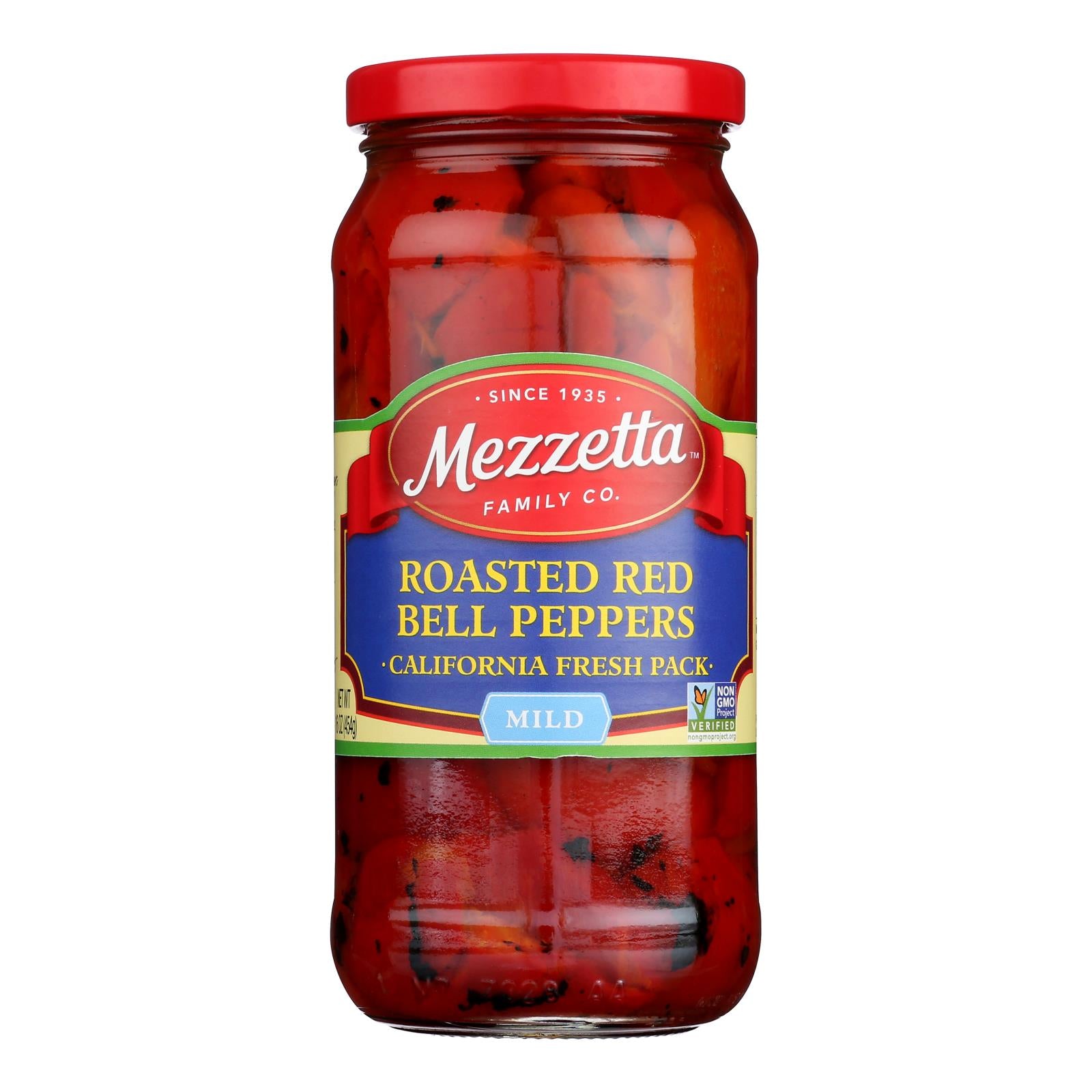 Mezzetta Golden Roasted Red Bell Peppers (6x16Oz) main image 1