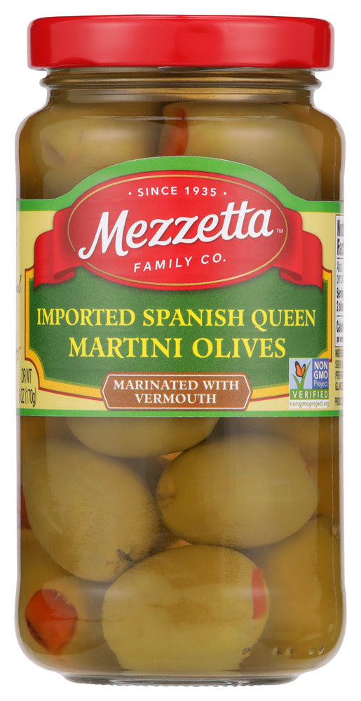 Mezzetta Martini Olives - Case of 6 - 6 oz.