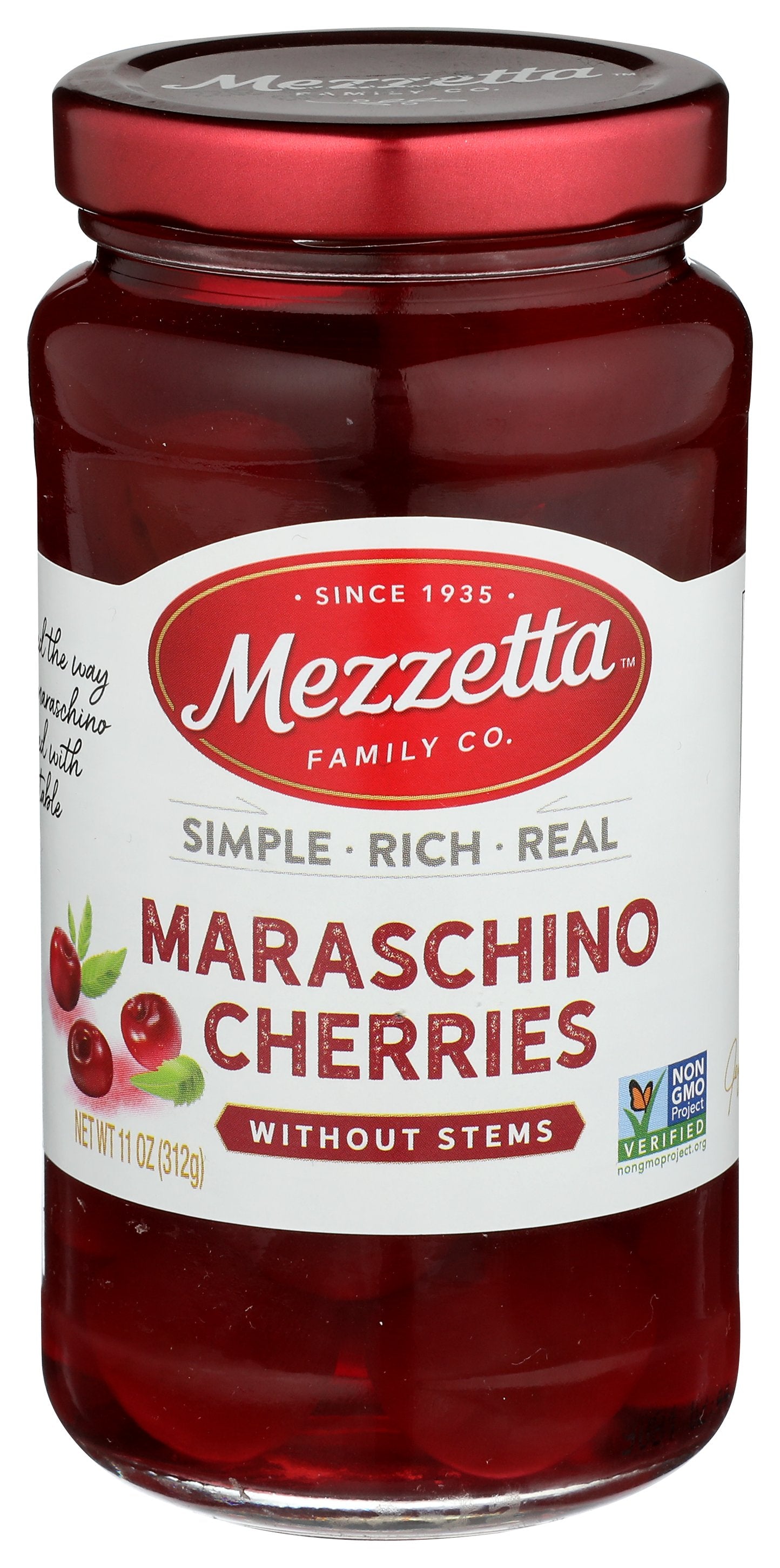 MEZZETTA CHERRIES MARASCHNO WO STM - Case of 6