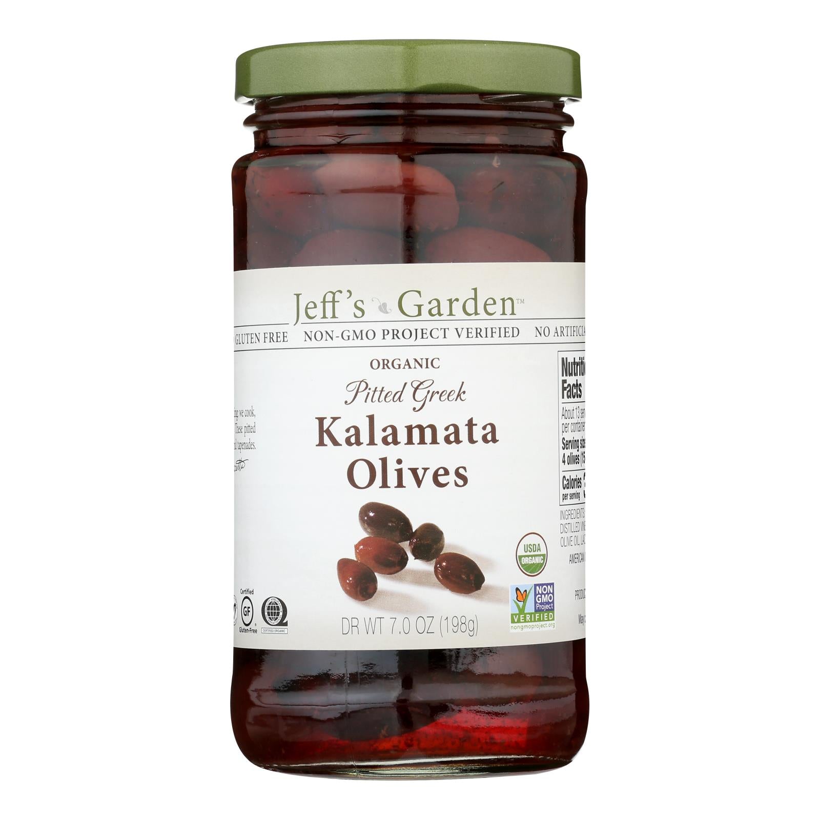 Jeff's Natural Jeff's Natural Kalamata Olive - Kalamata - Case Of 6 - 7 Oz.